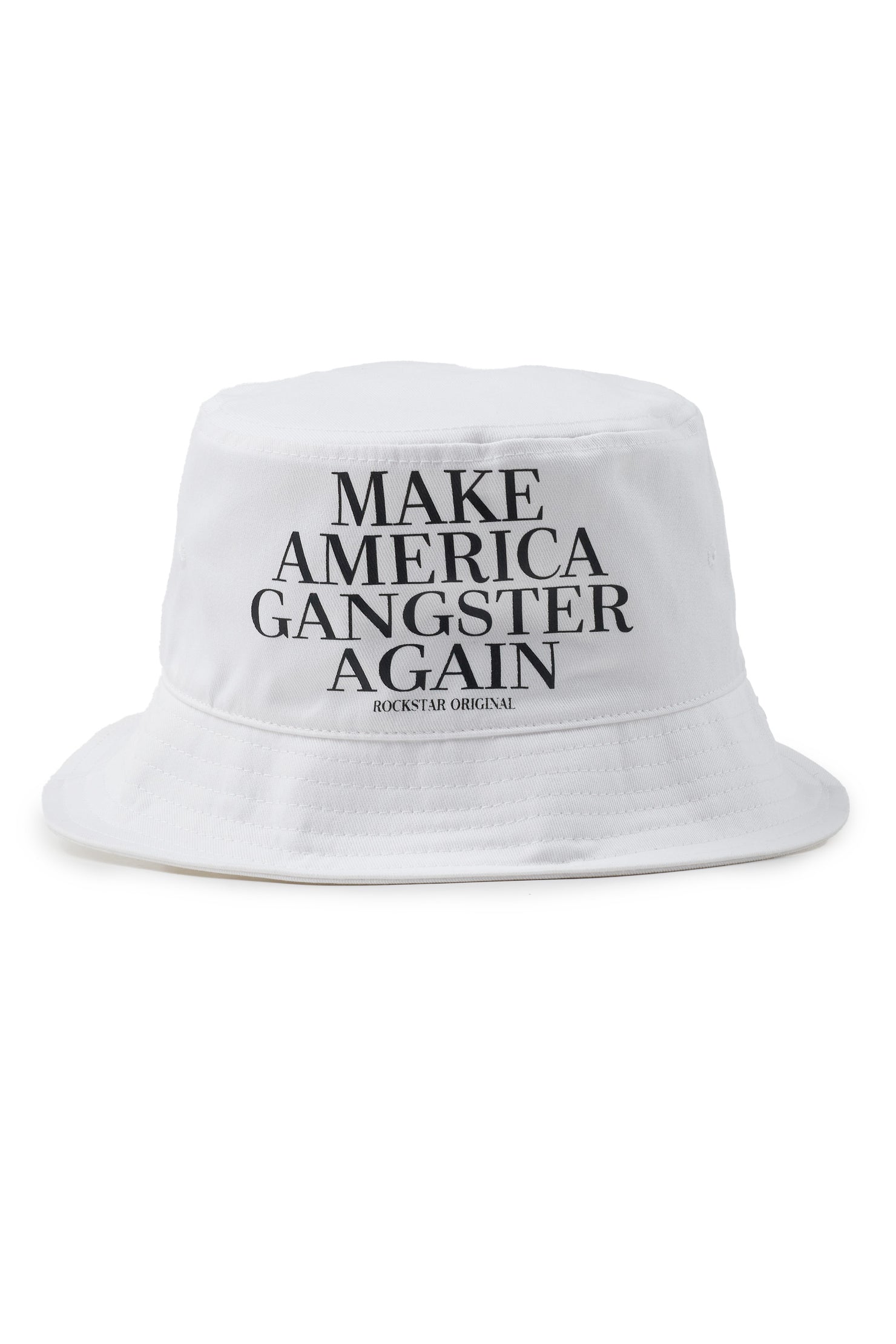 Drako White/Black Graphic Bucket Hat