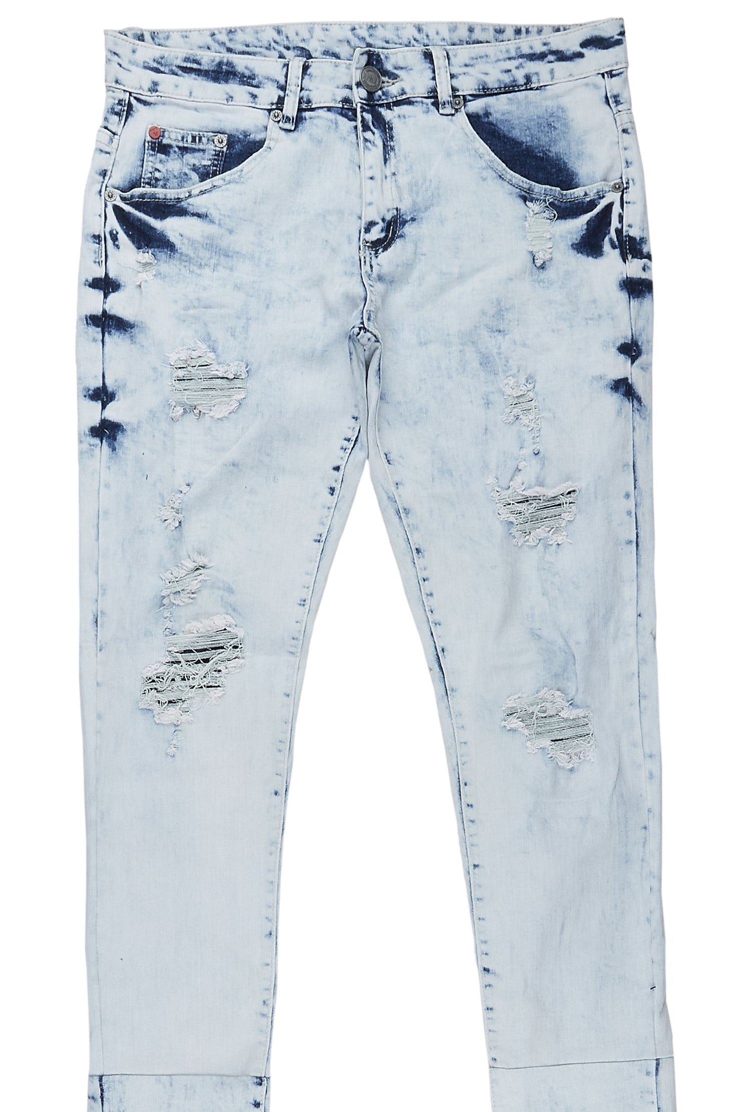 Edmar Ice Blue Super Stacked Flare Jean