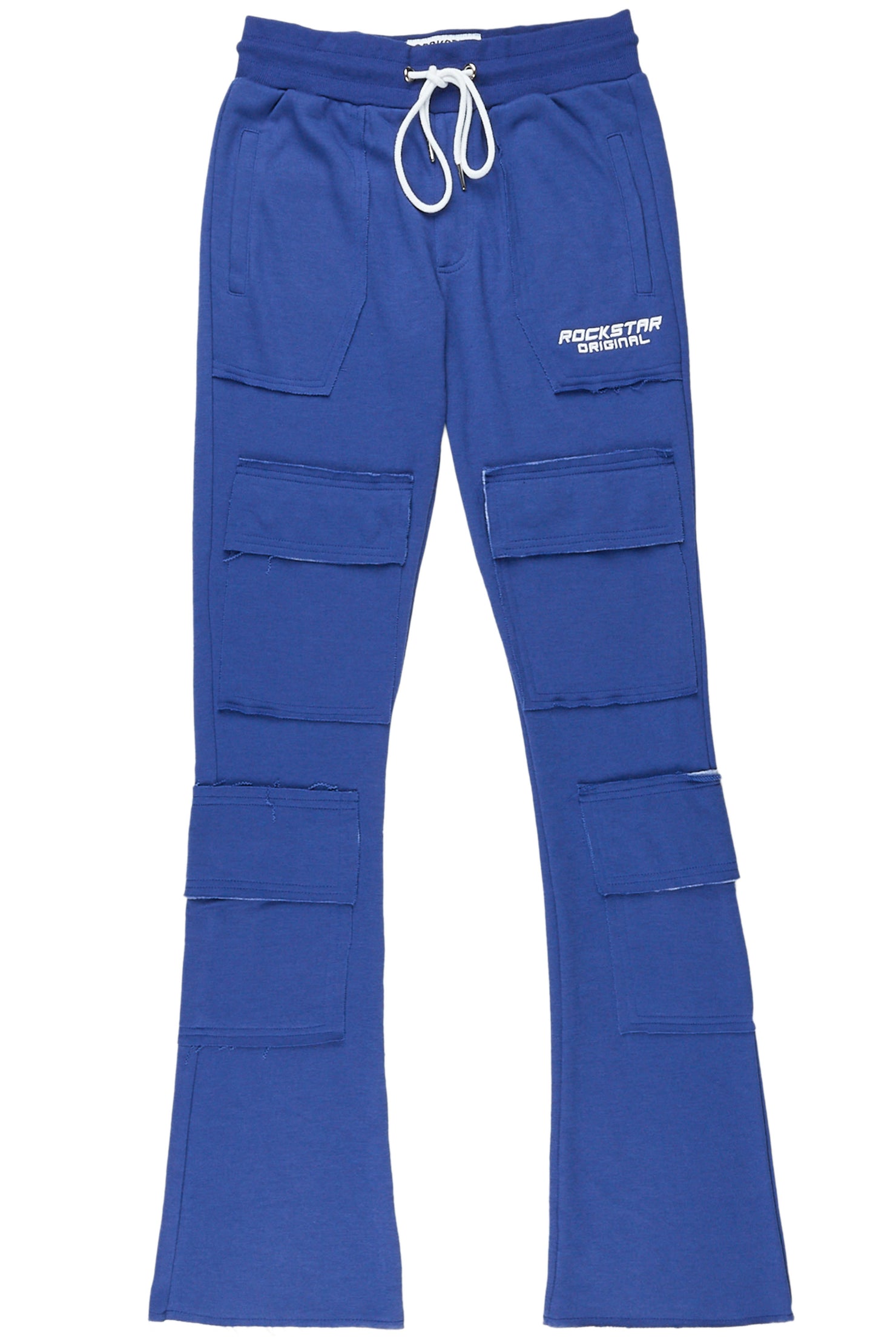 Ezekiel Royal Blue Stacked Flare Pant