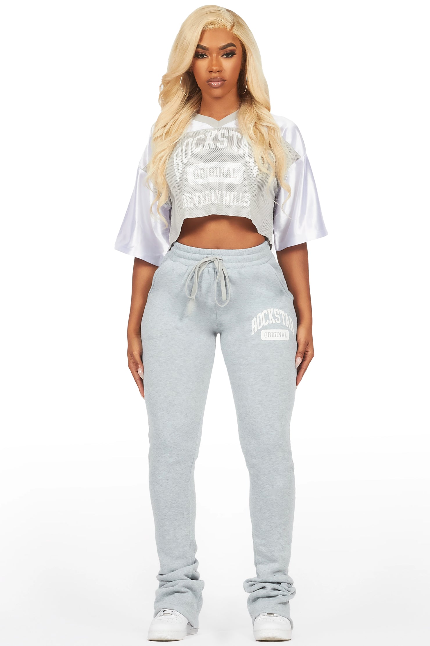 Tamarra White/Grey Jersey Trackset