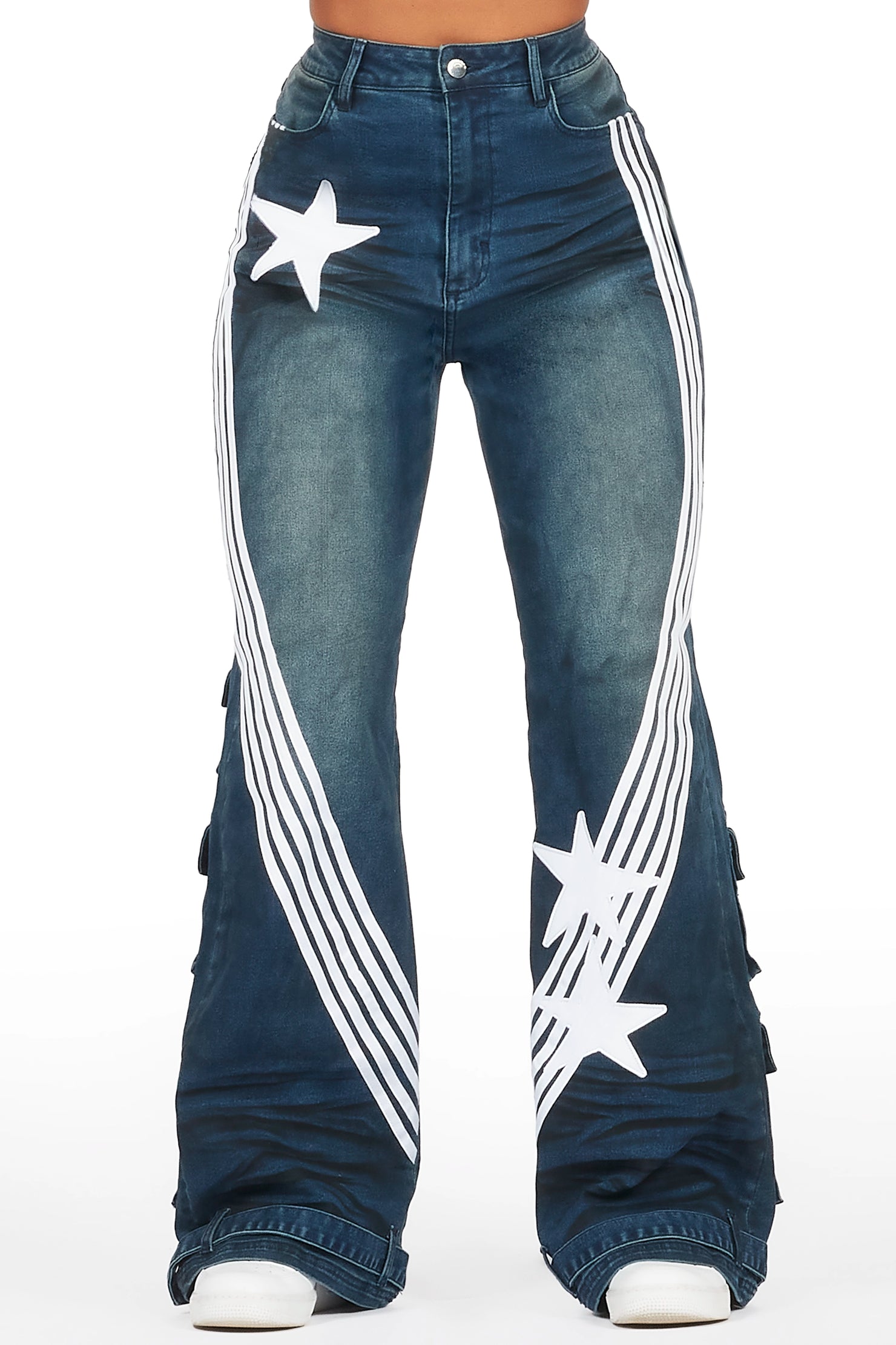 Bryana Dark Wash Wide Leg Jean