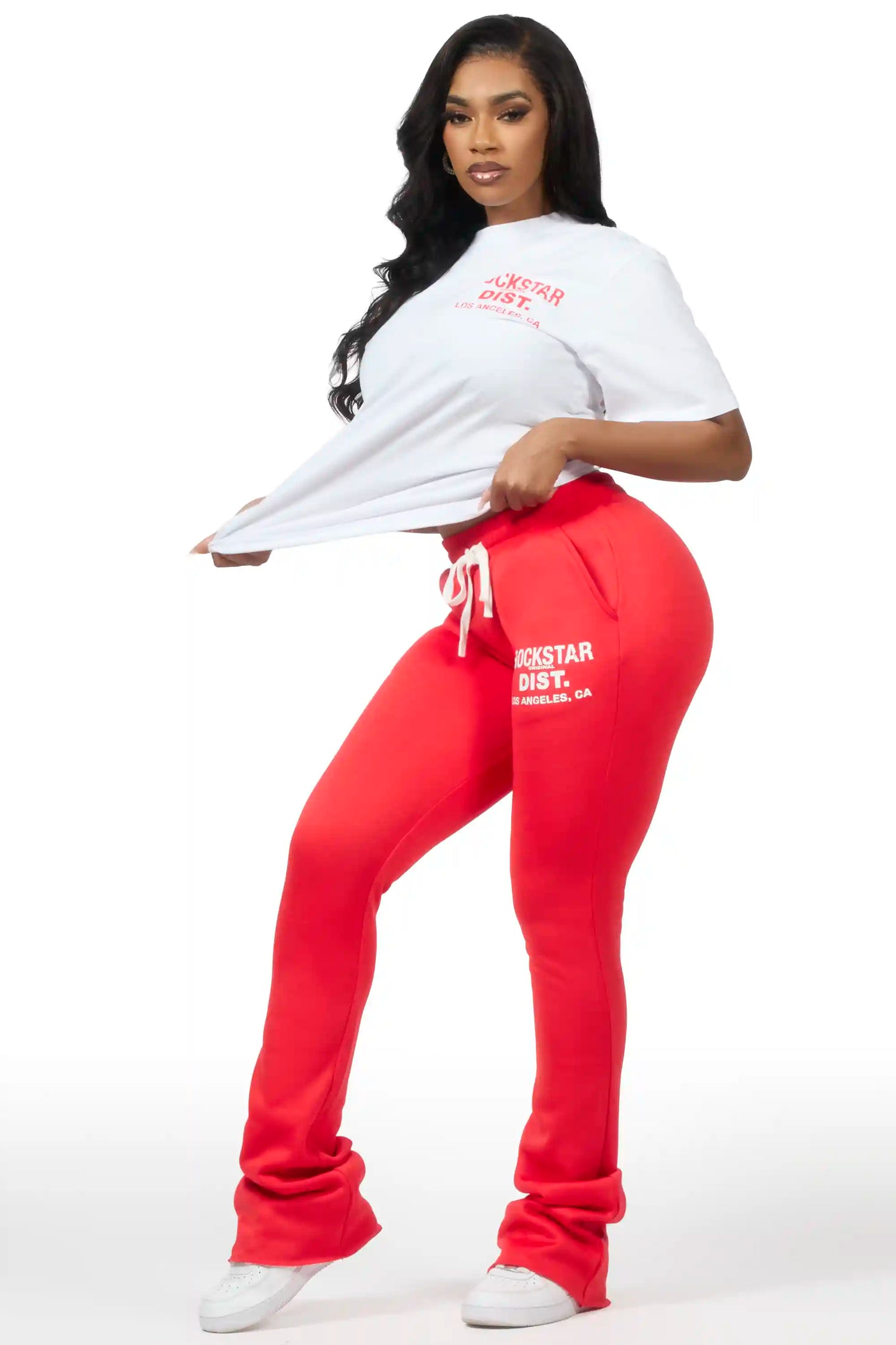Dalasia 2.0 White/Red T-Shirt Track Set