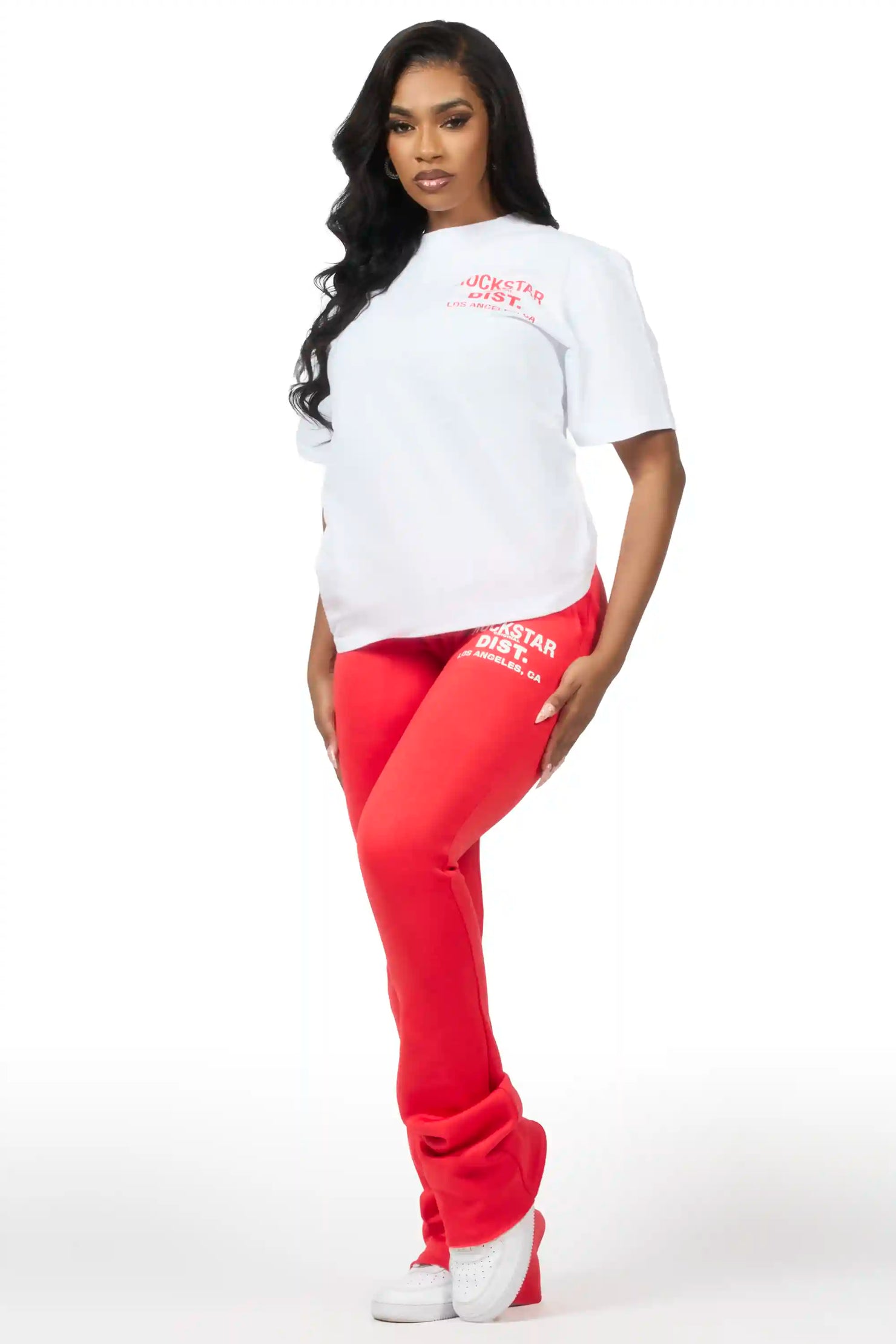 Dalasia 2.0 White/Red T-Shirt Track Set