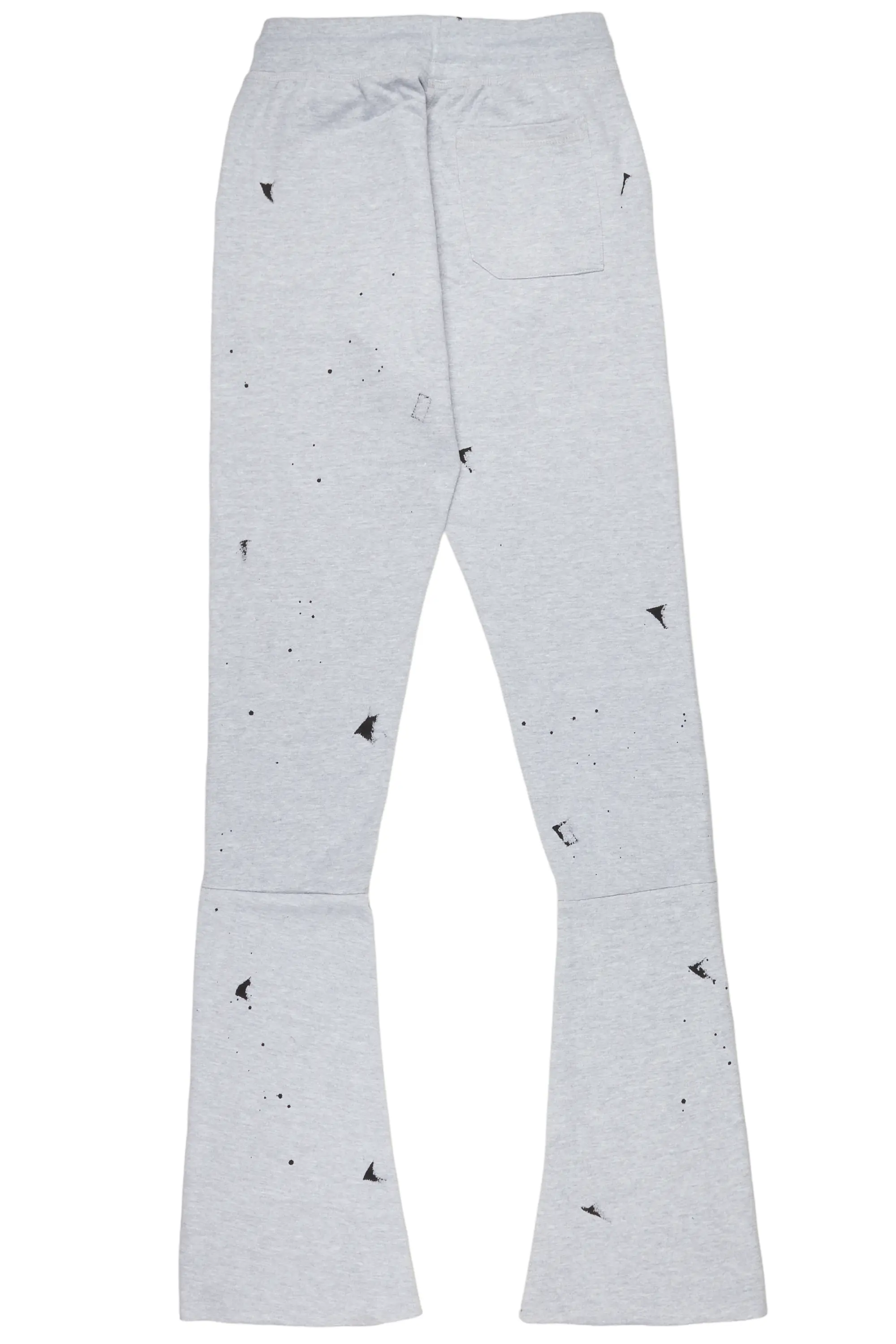 Farlee Heather Grey Super Stacked Flare Pants