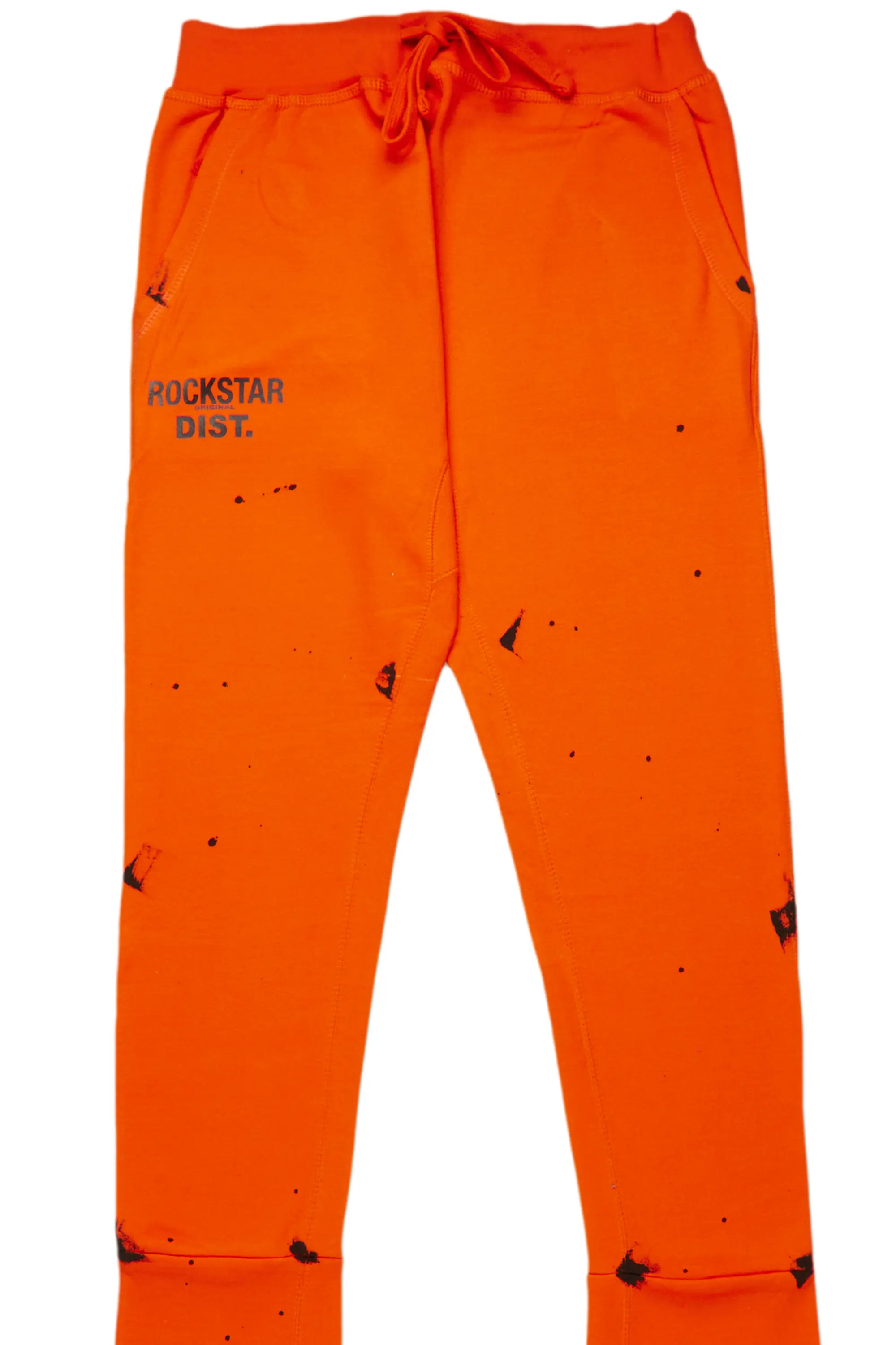 Farlee Orange Super Stacked Flare Pants