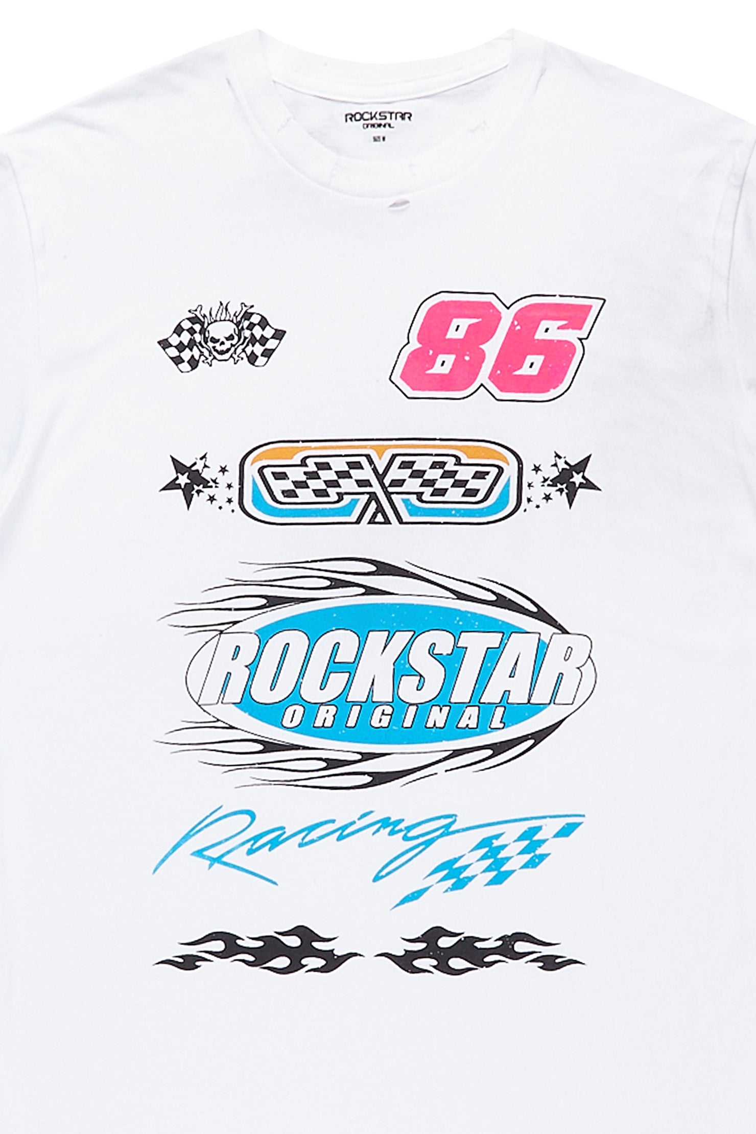 Faslayne White Graphic T-Shirt