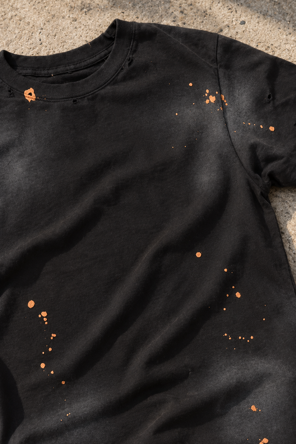 Fede Black Distressed T-Shirt