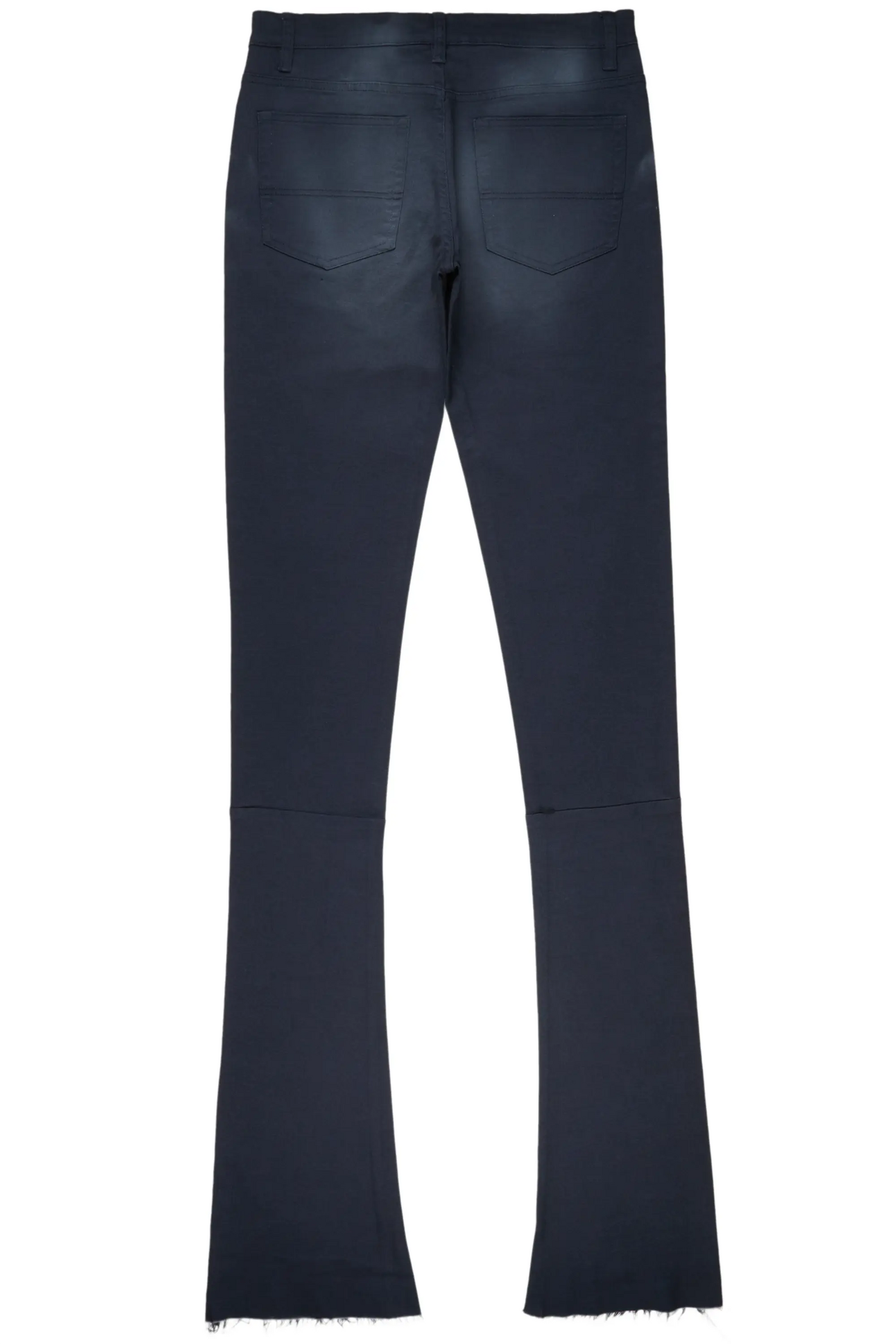 Filip Navy Super Stacked Flare Jean