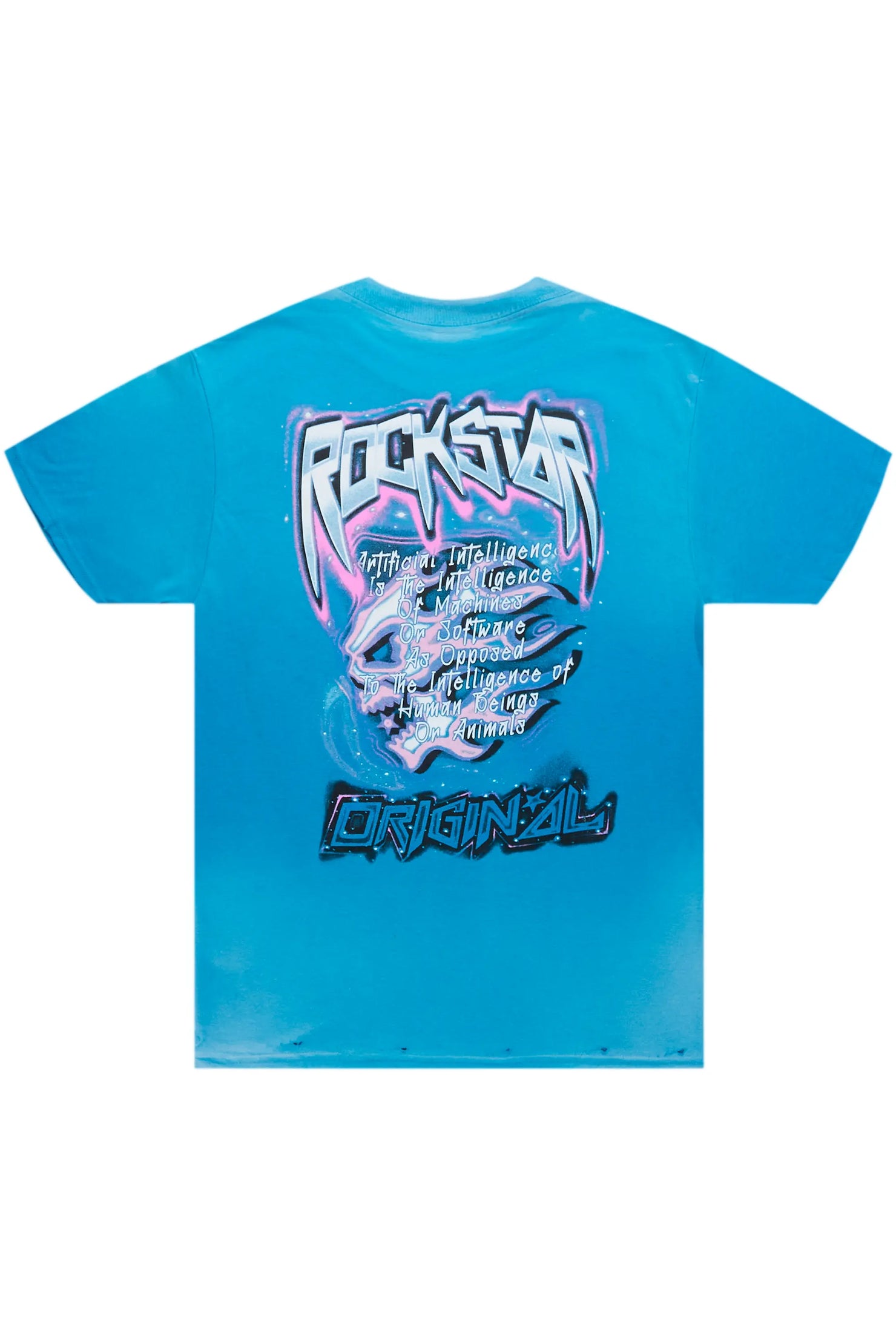Ganen Teal Graphic T-Shirt