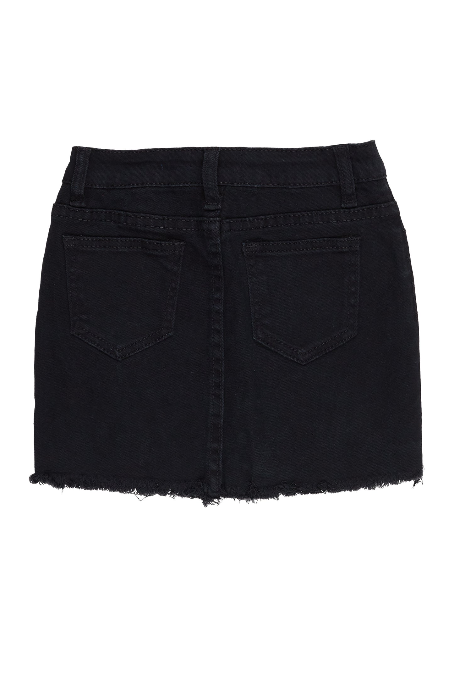 Girls Phebie Black/Multi Graphic Skirt