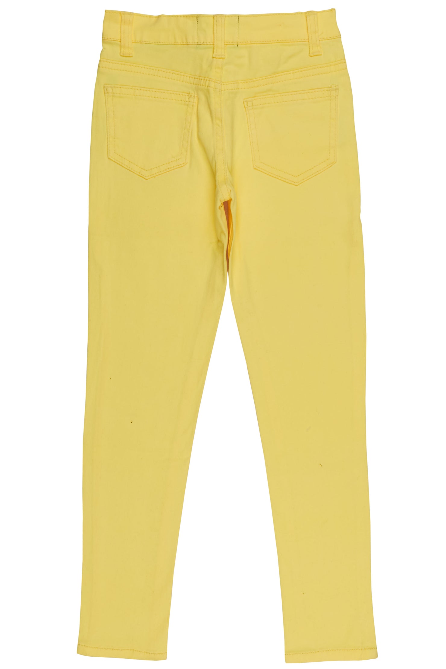 Girls Zilpha Neon Yellow 5 Pocket Jean