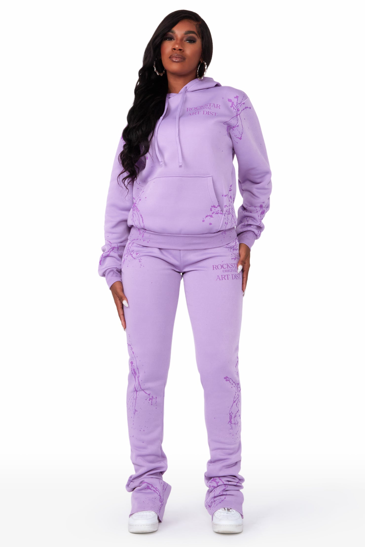 Giuliana Lavender Drippy Super Stacked Trackset