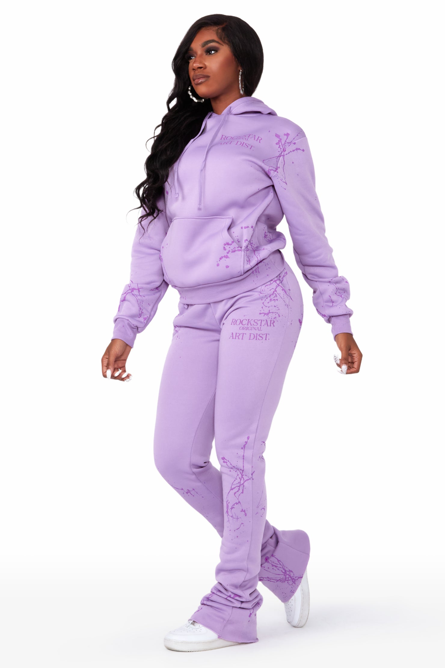 Giuliana Lavender Drippy Super Stacked Trackset