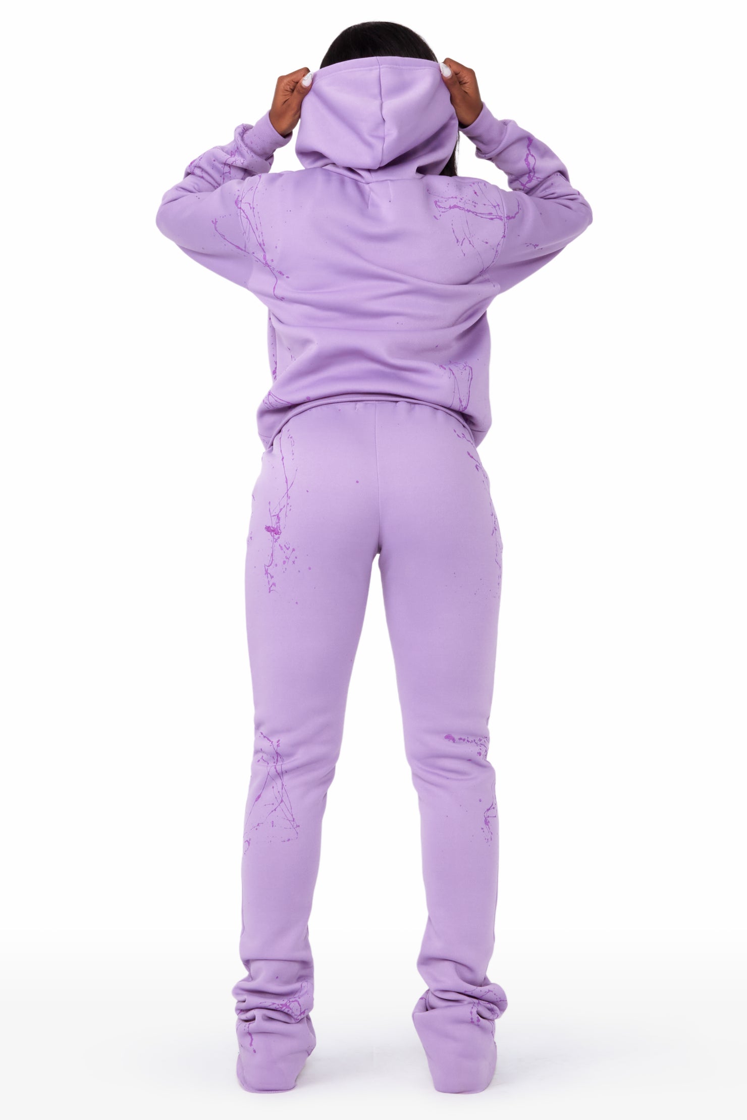 Giuliana Lavender Drippy Super Stacked Trackset