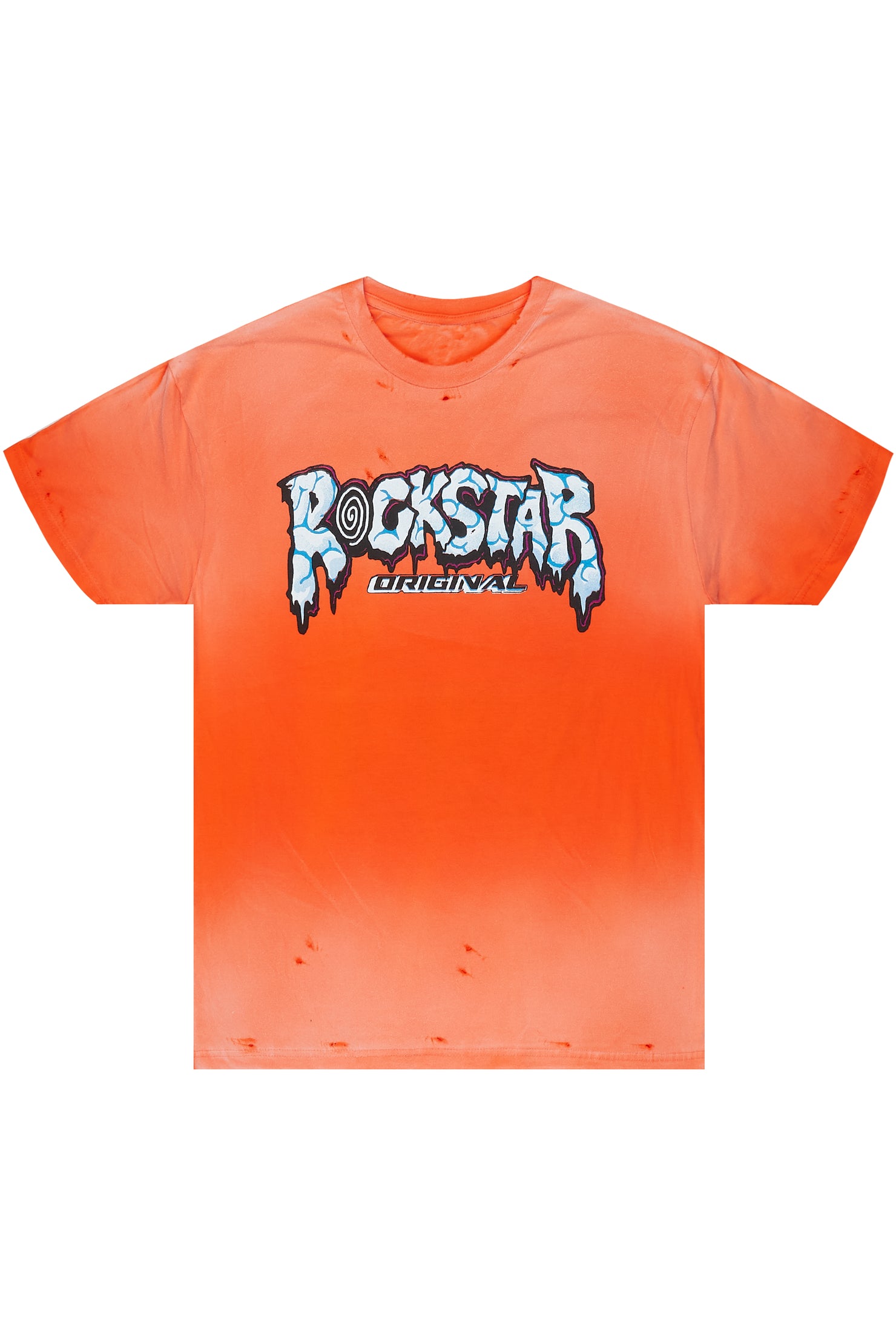 Robot Orange Oversized Tee