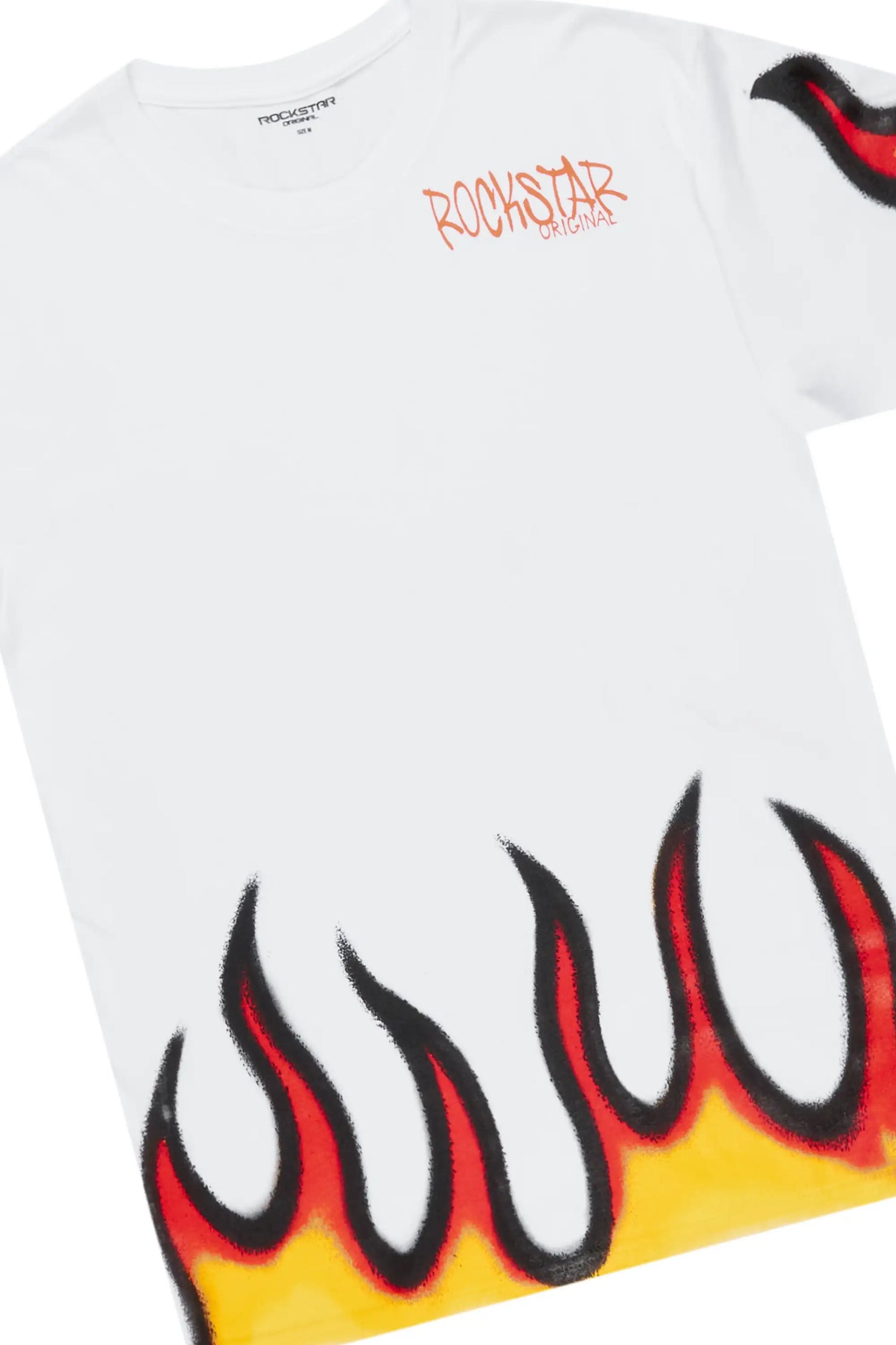 Grayson White Graphic T-Shirt/Pant Set
