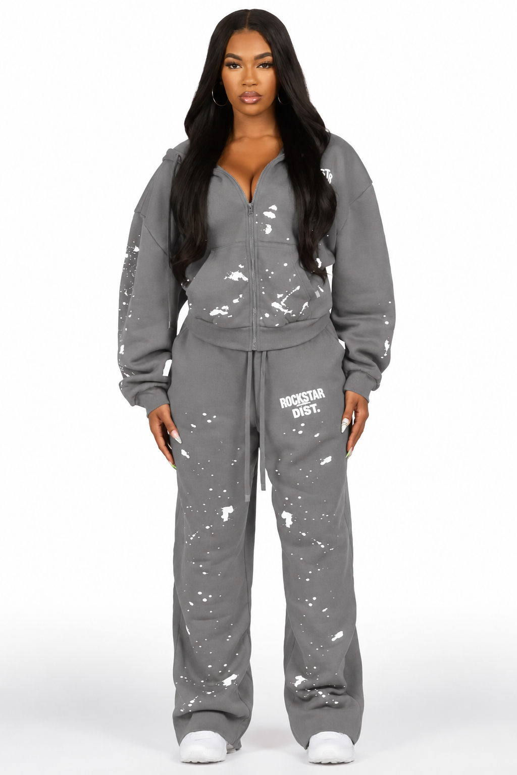 Halloway Grey Painted Baggy Track Set