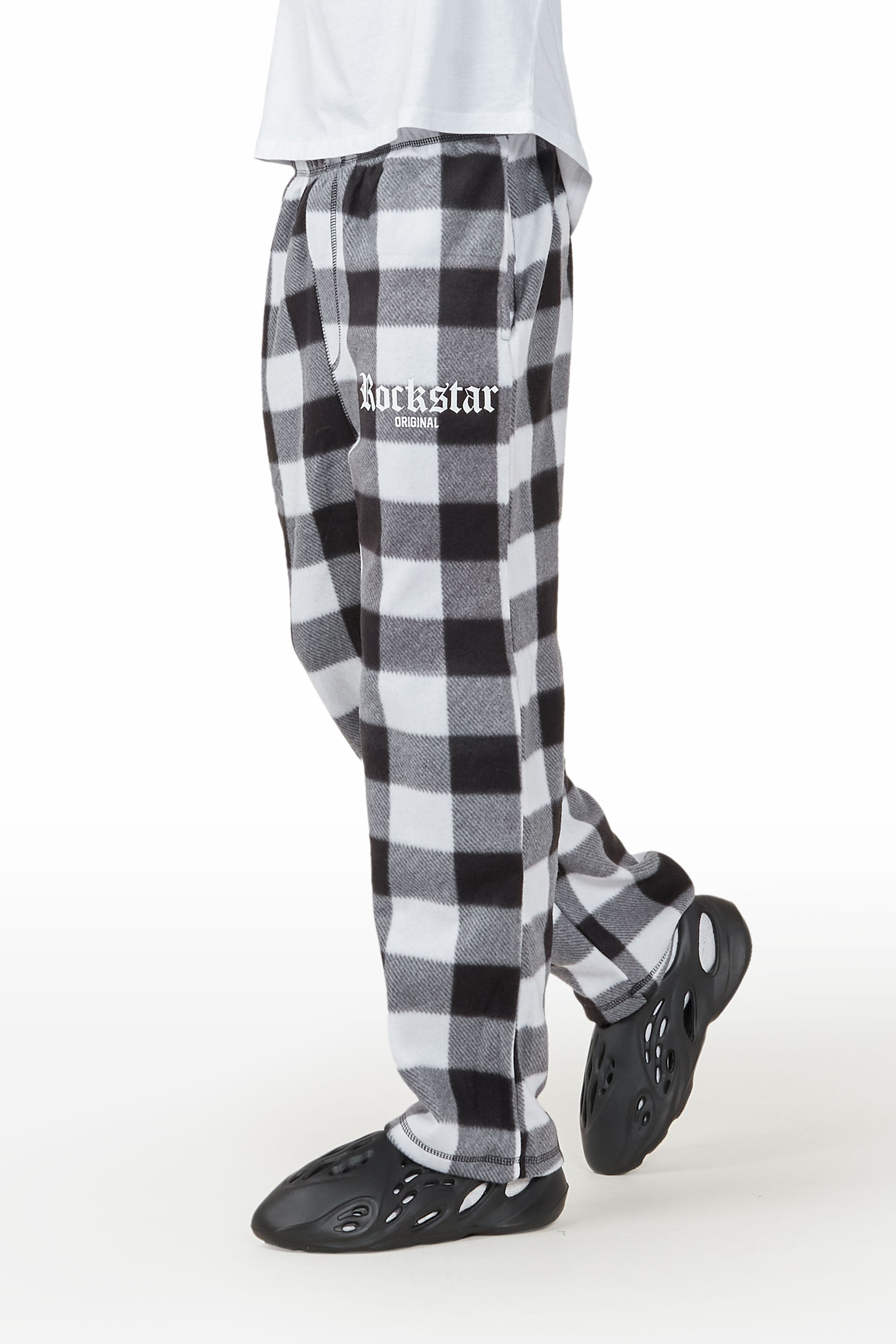 Nigel Black/White Plaid Pajamas