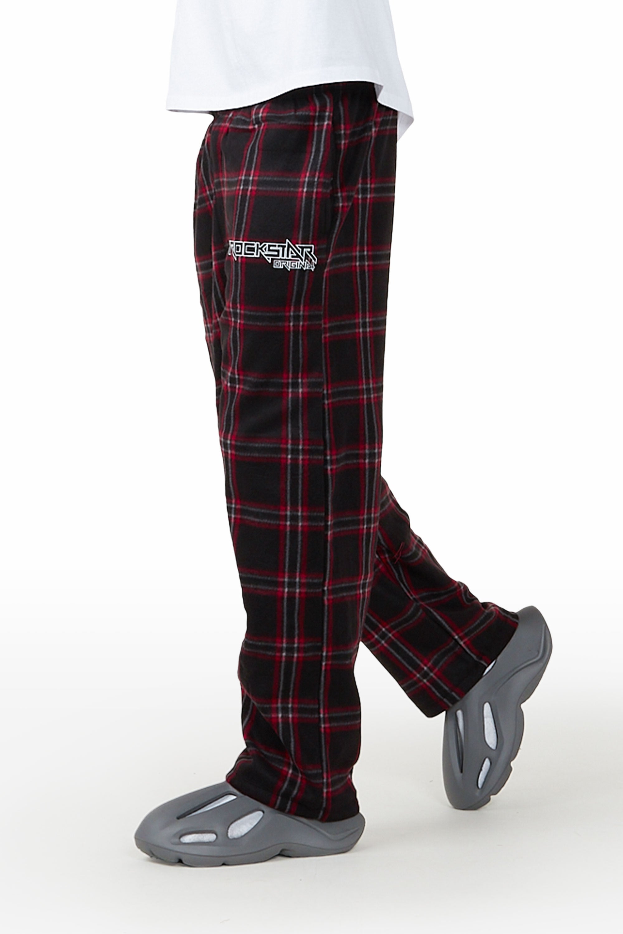Nigel Black/Red Plaid Pajamas