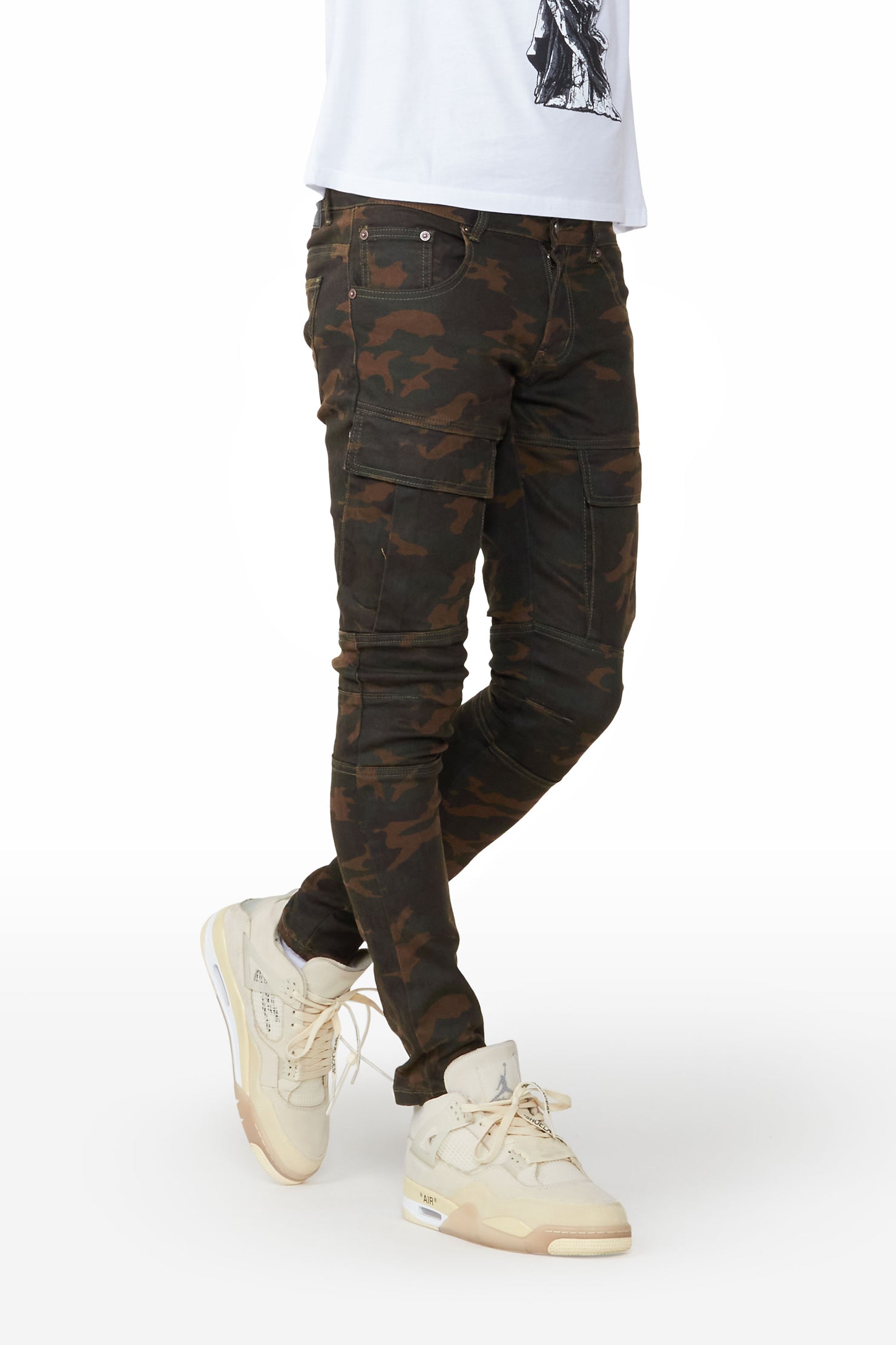 Wesley Woodland Camo Cargo Jean