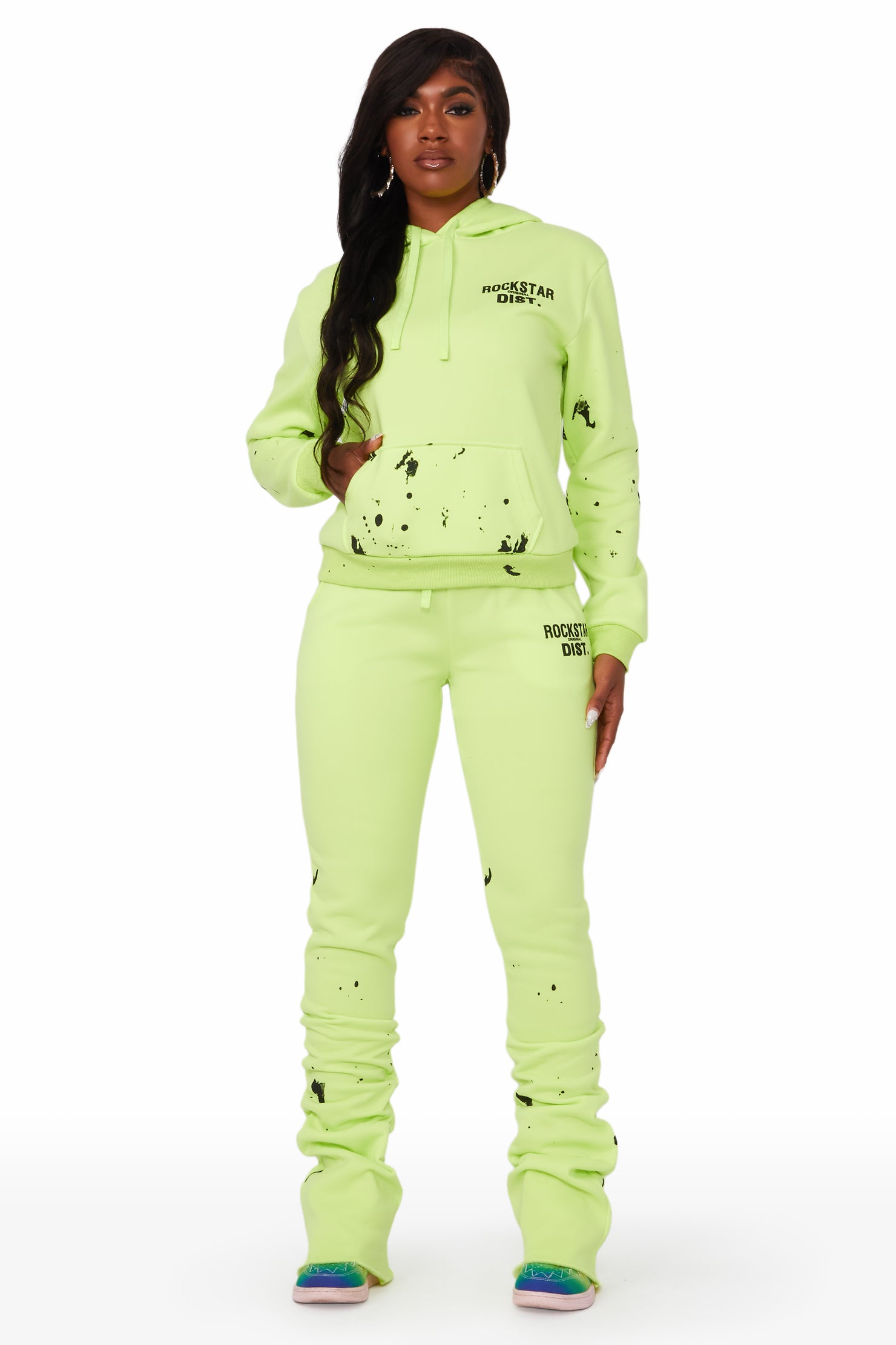 Hadley Light Green Super Stacked Trackset