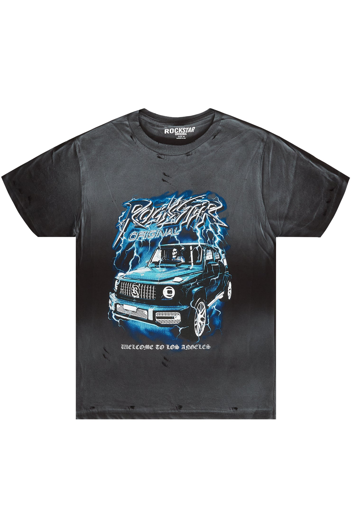 Car Black Oversized Tee