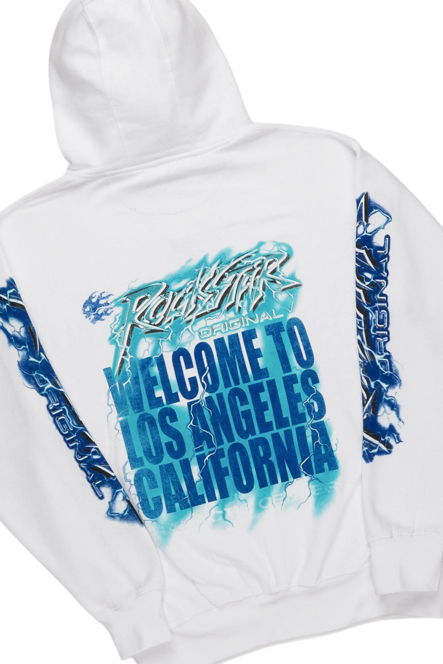 Hai White/Royal Graphic Hoodie Track Set