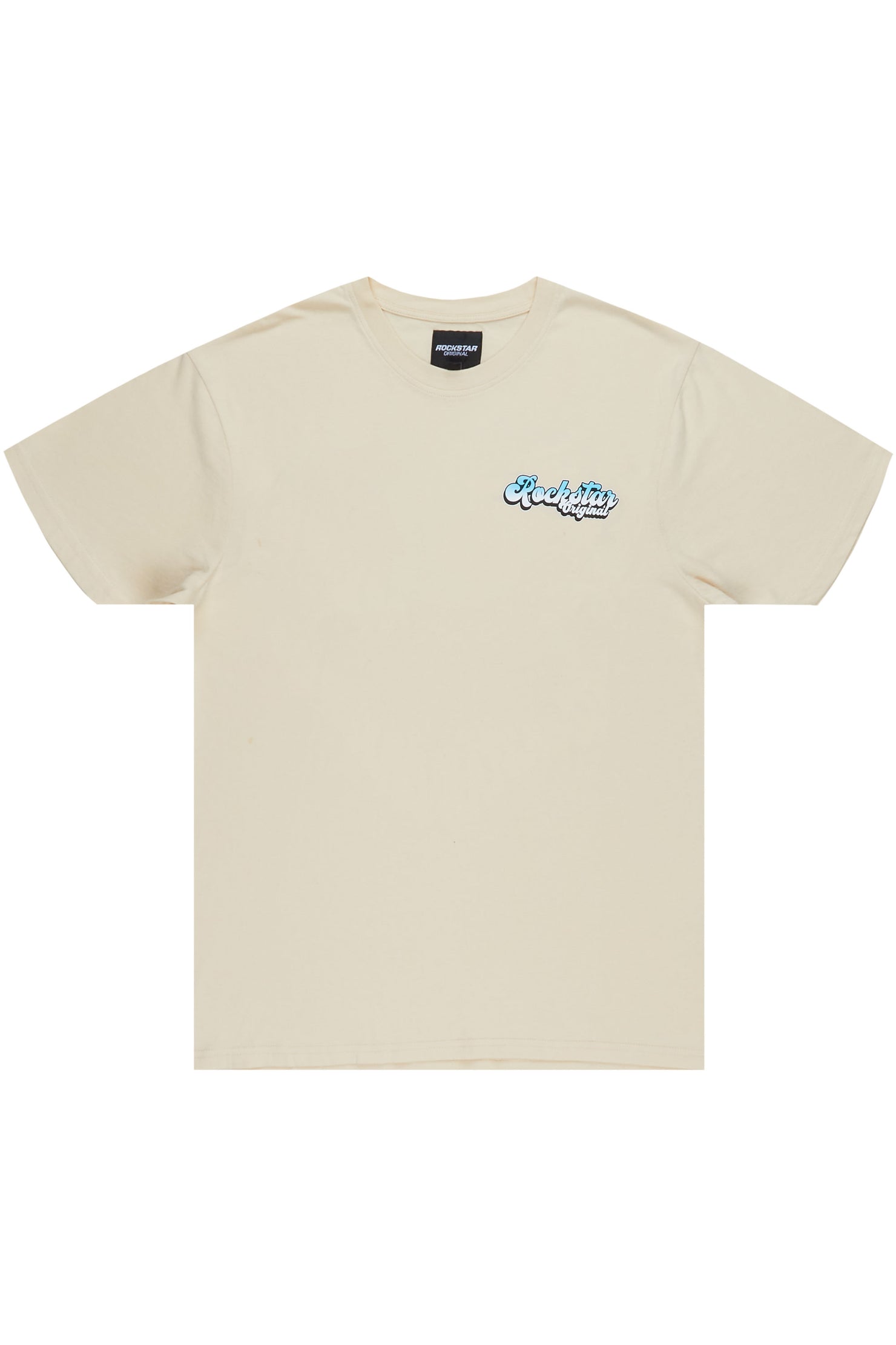 Highya Beige Graphic T-Shirt