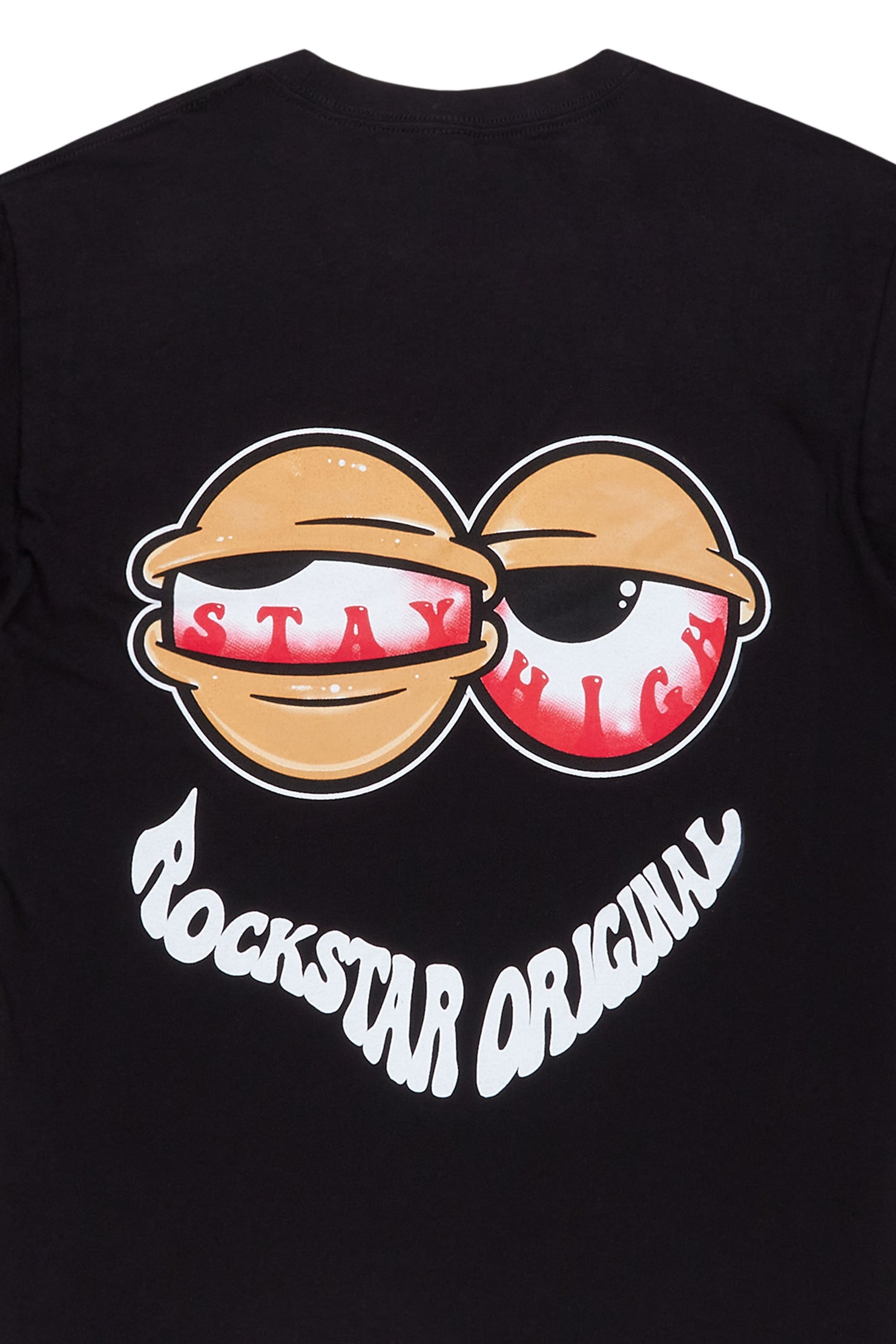 Highya Black Graphic T-Shirt