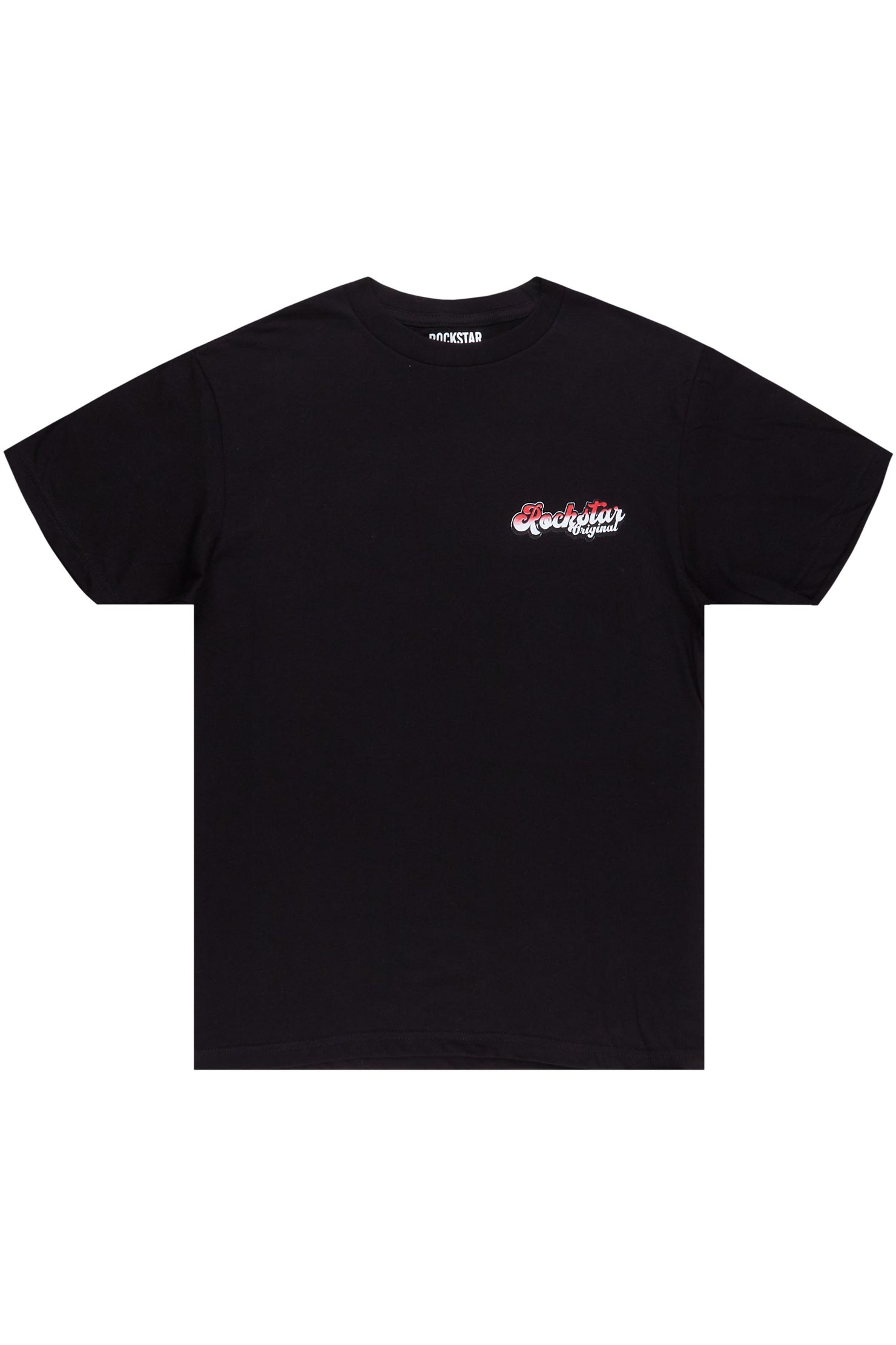 Highya Black Graphic T-Shirt