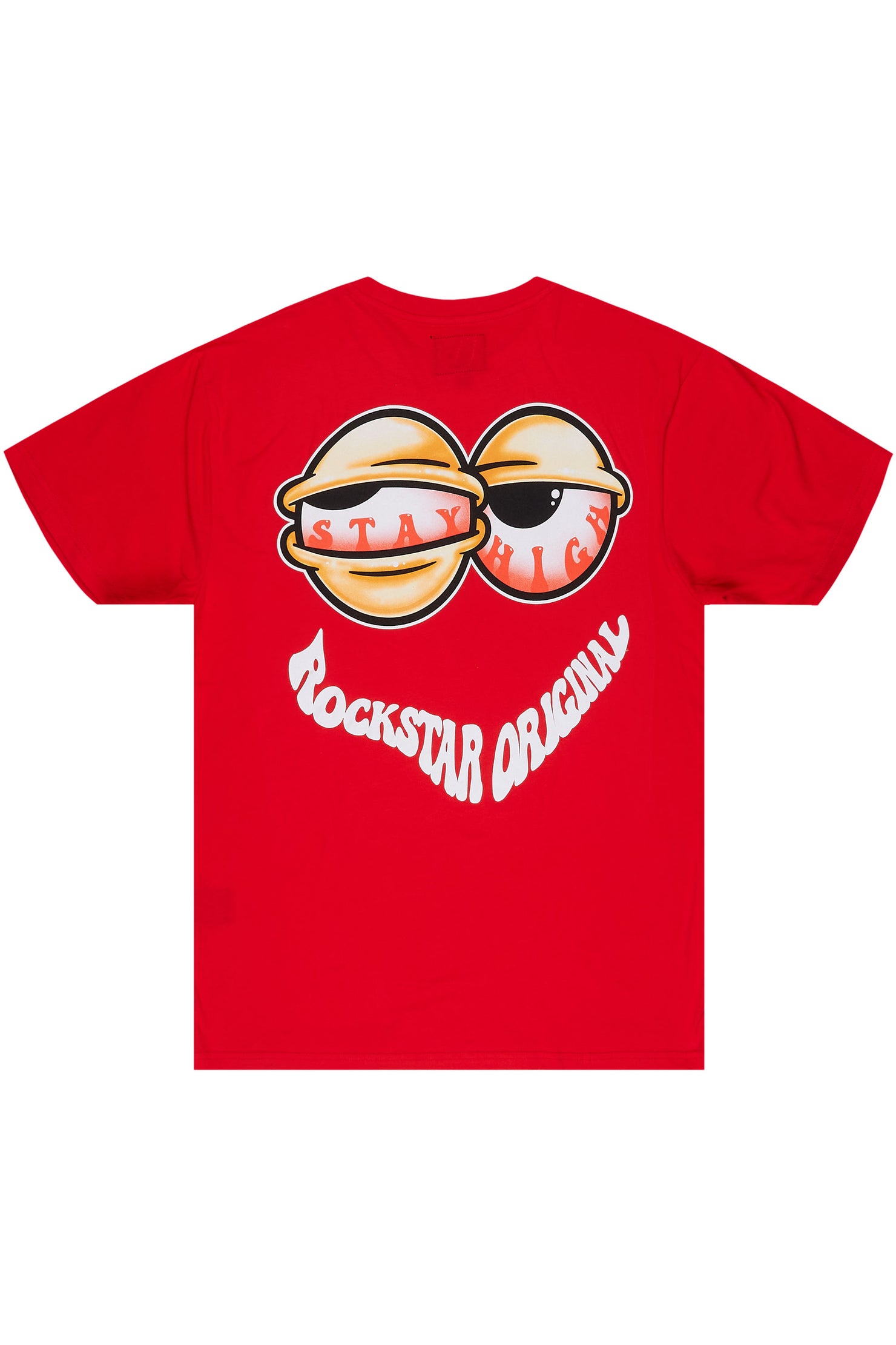 Teanna Red Oversized Tee