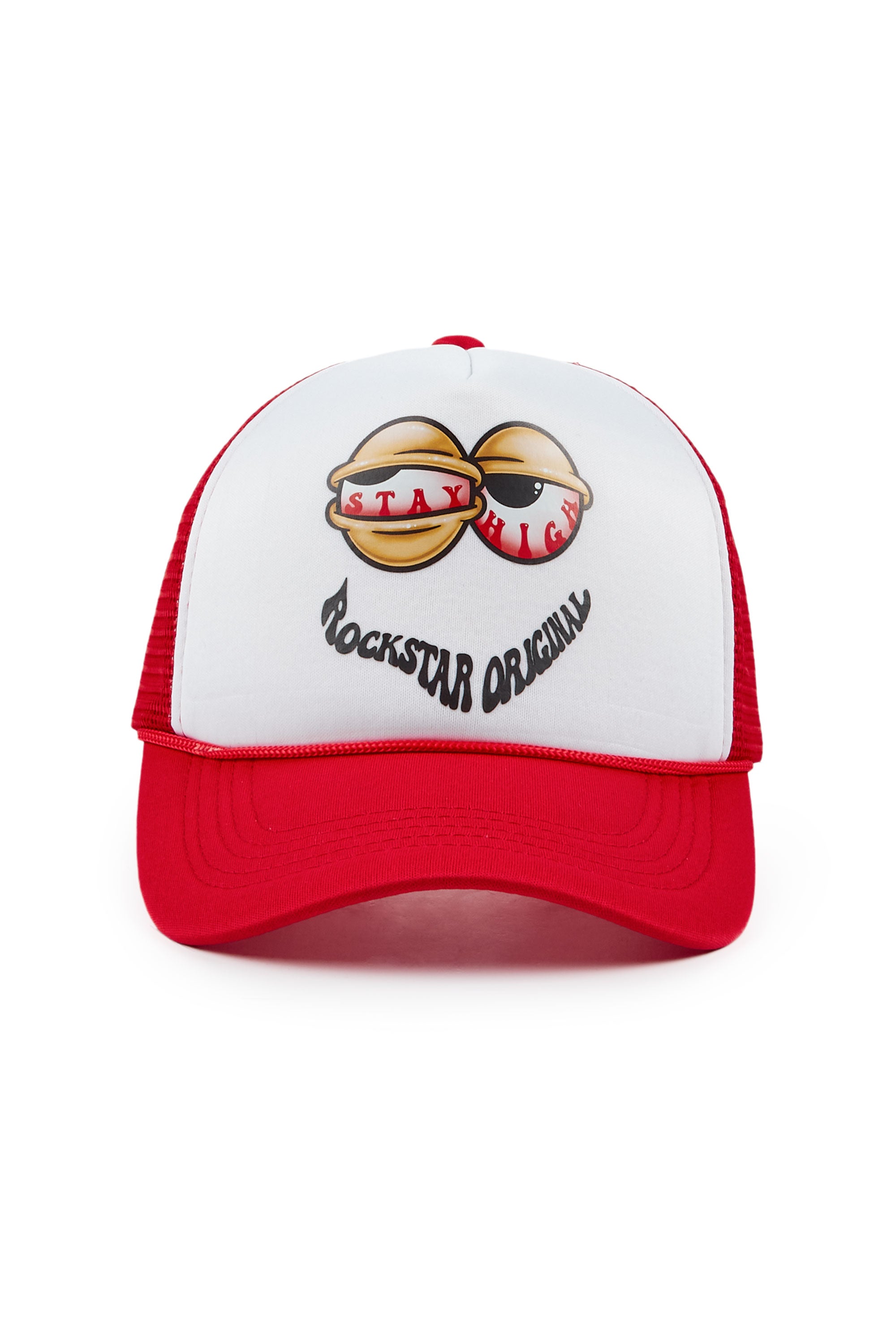 Highya White/Red Trucker Hat