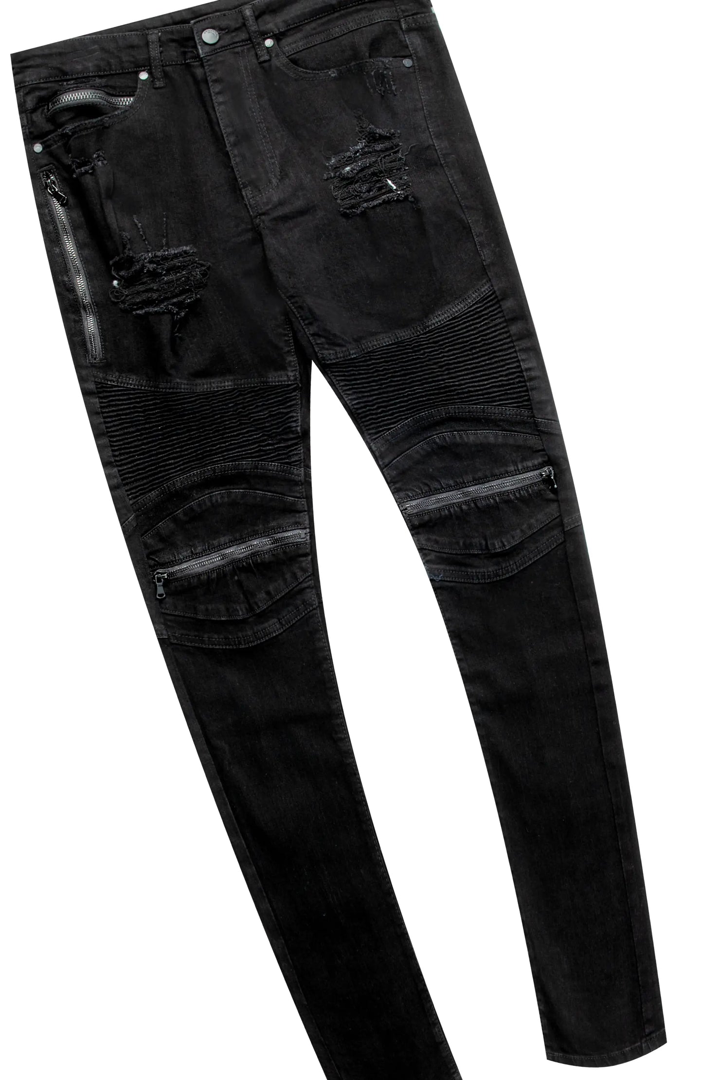 Highya Black T-Shirt & BK Biker Jean Bundle