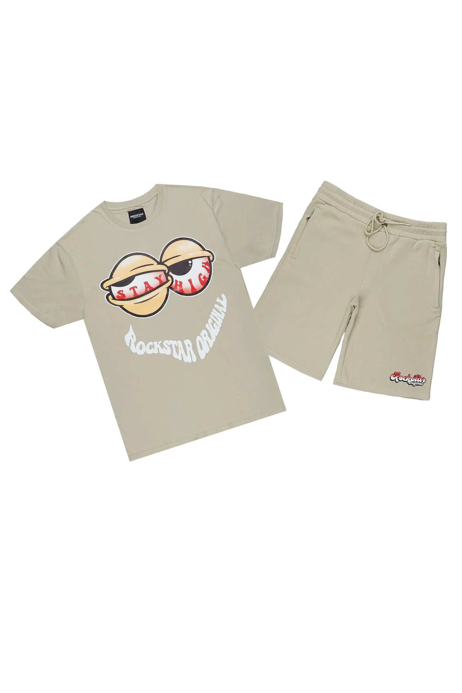 Highya Sage T-Shirt/Short Set