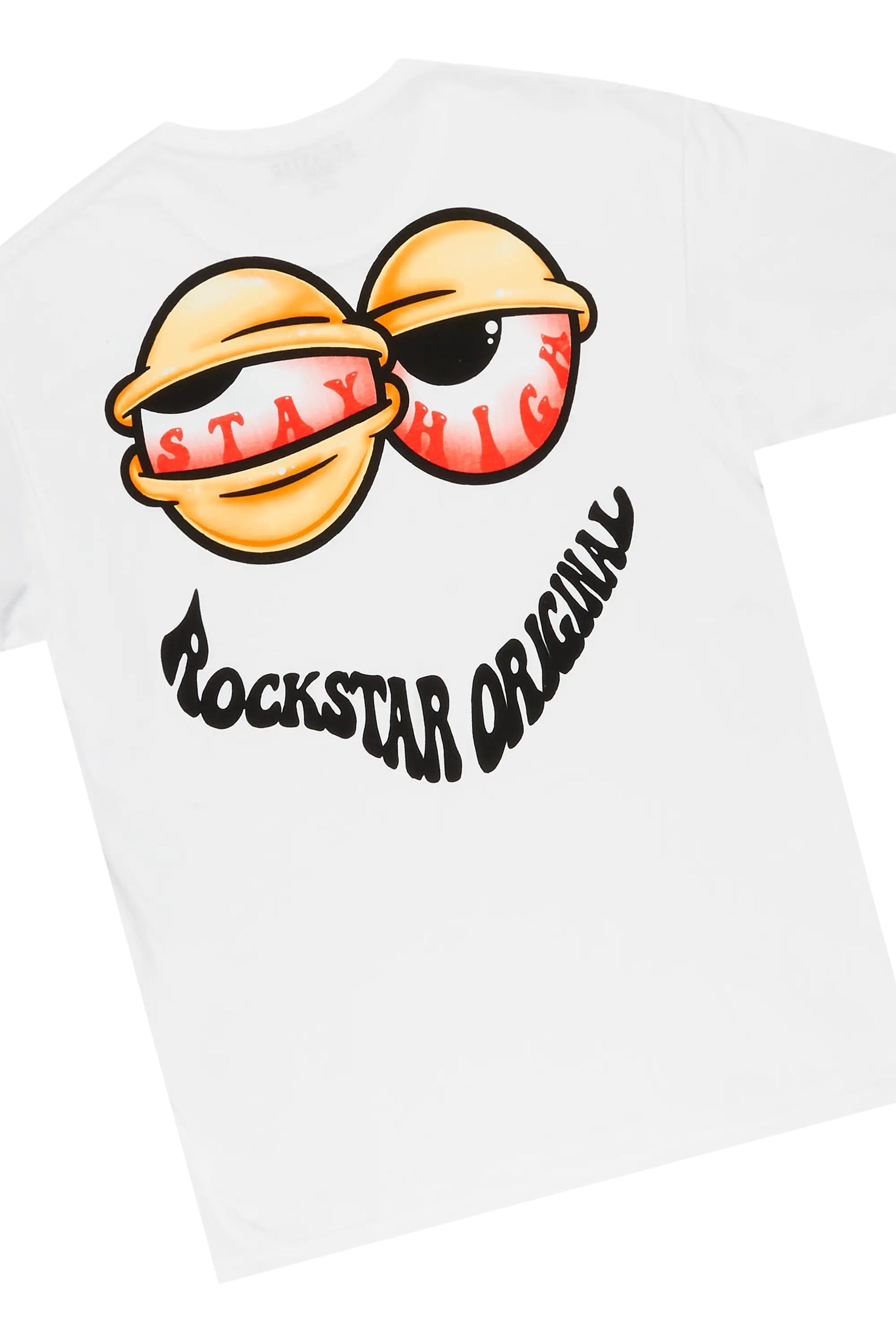 Highya White T-Shirt & Filip Super Stacked Jean Bundle