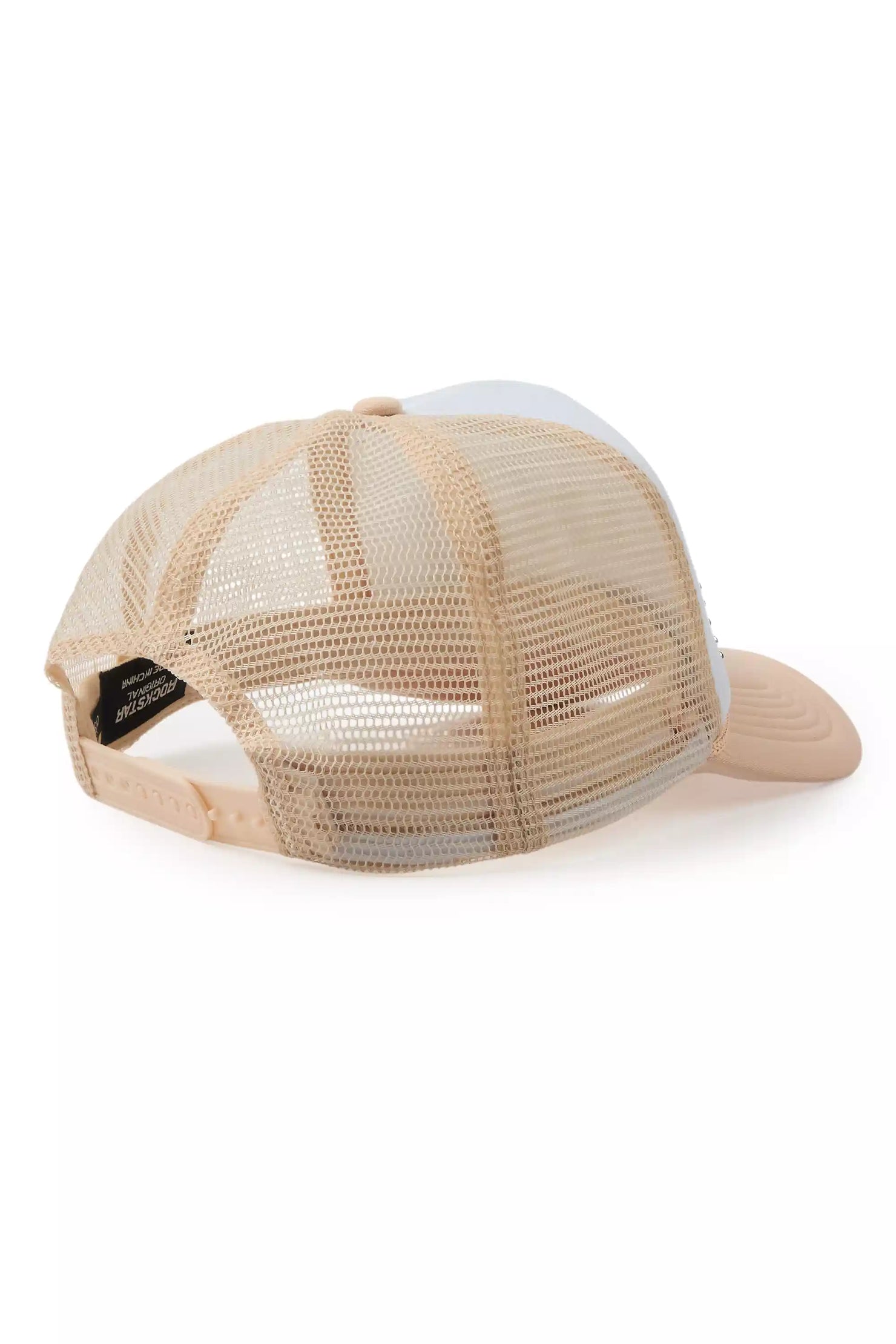 Tashika White/Khaki Trucker Hat