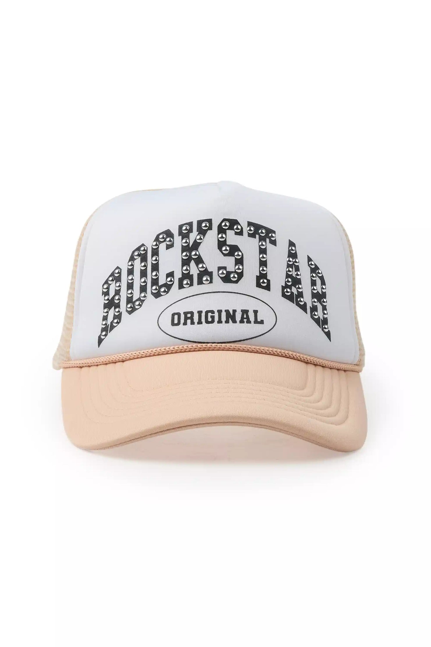 Tashika White/Khaki Trucker Hat