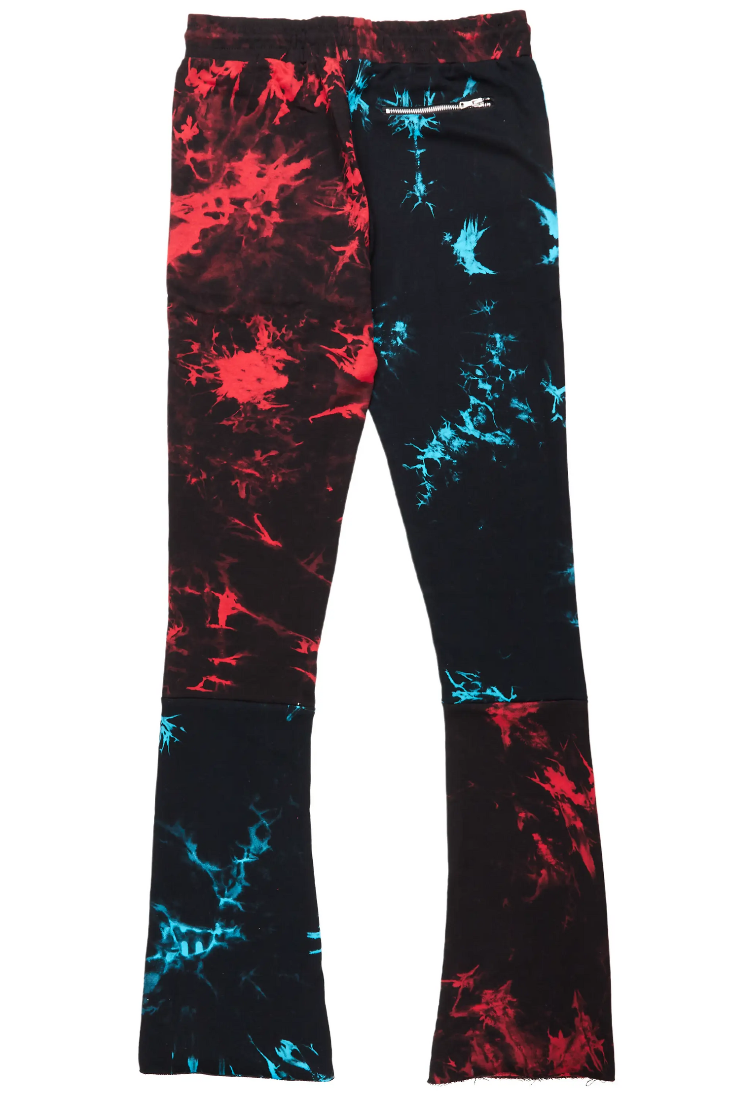 Imogen Blue/Red Super Stacked Flare Track Pant