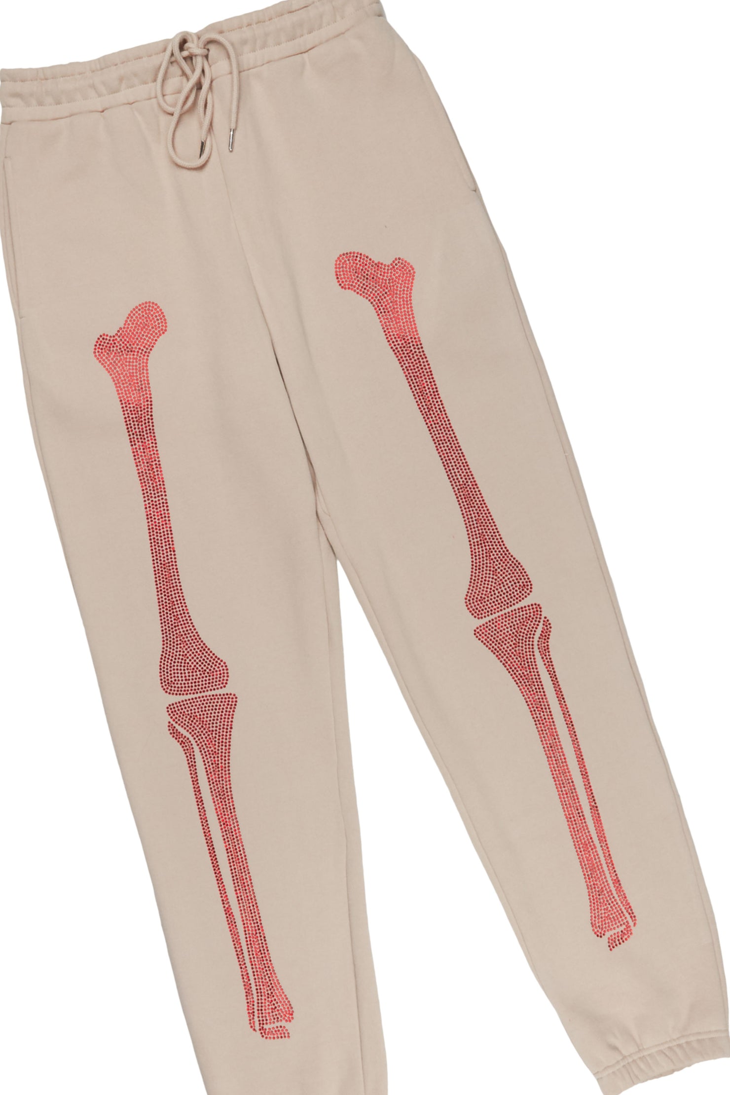 Ishaan Beige Hoodie Trackset