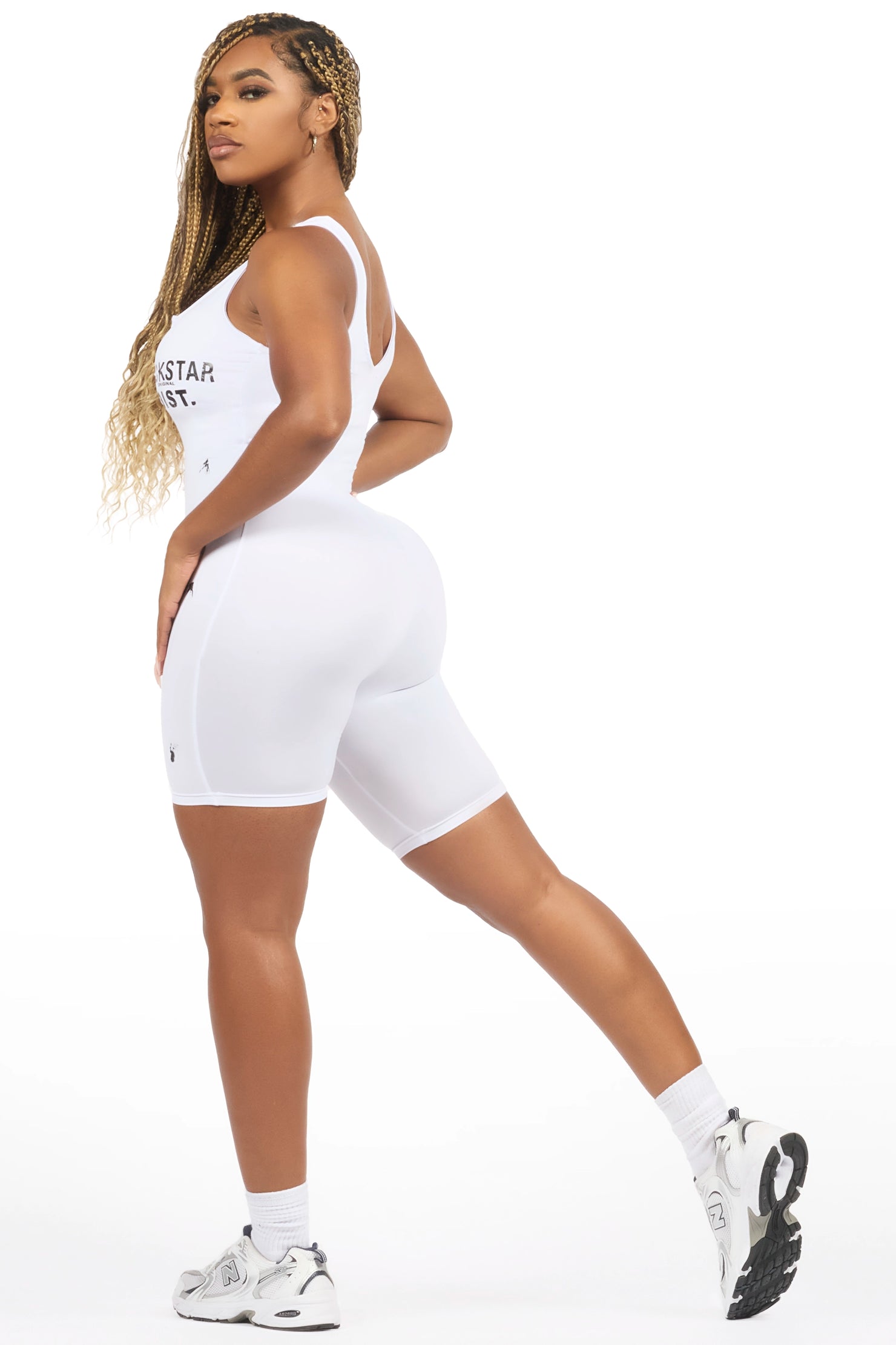 Jimeyah White Painted Romper