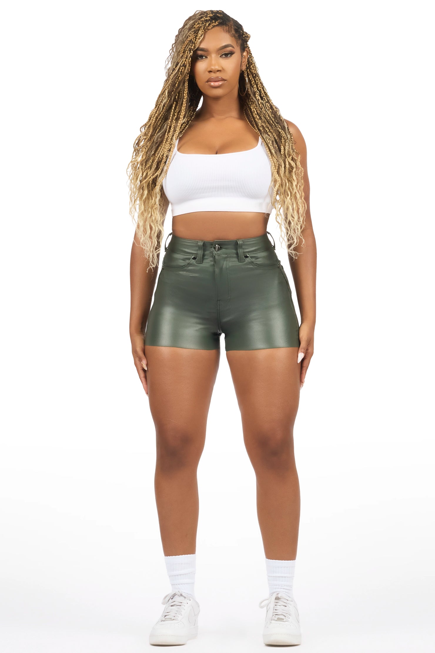 Tamry Green PU Short