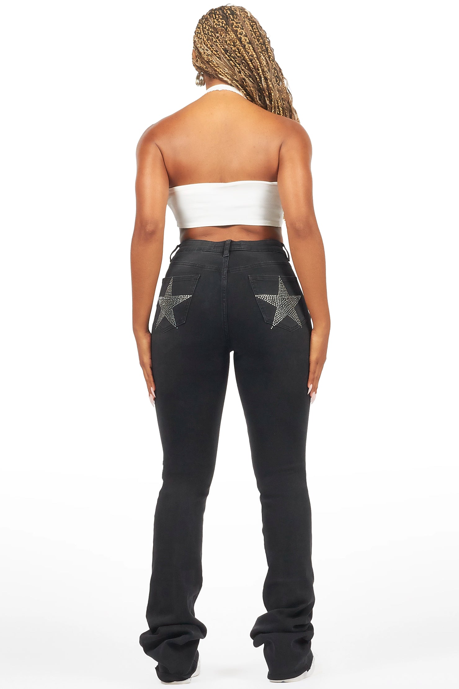 Stargirl Black Super Stacked Jean
