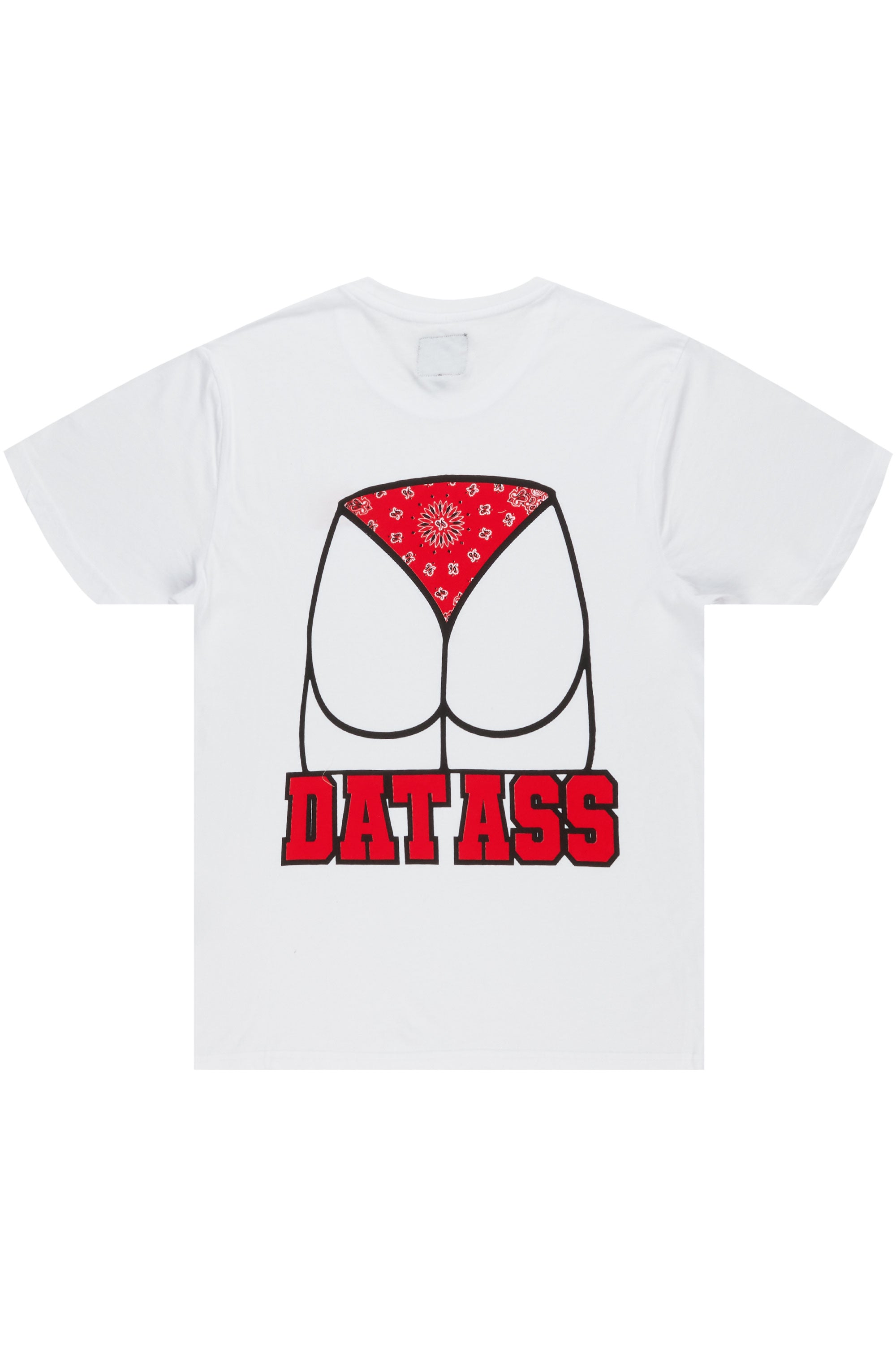 Jayliss White/Red Graphic T-Shirt