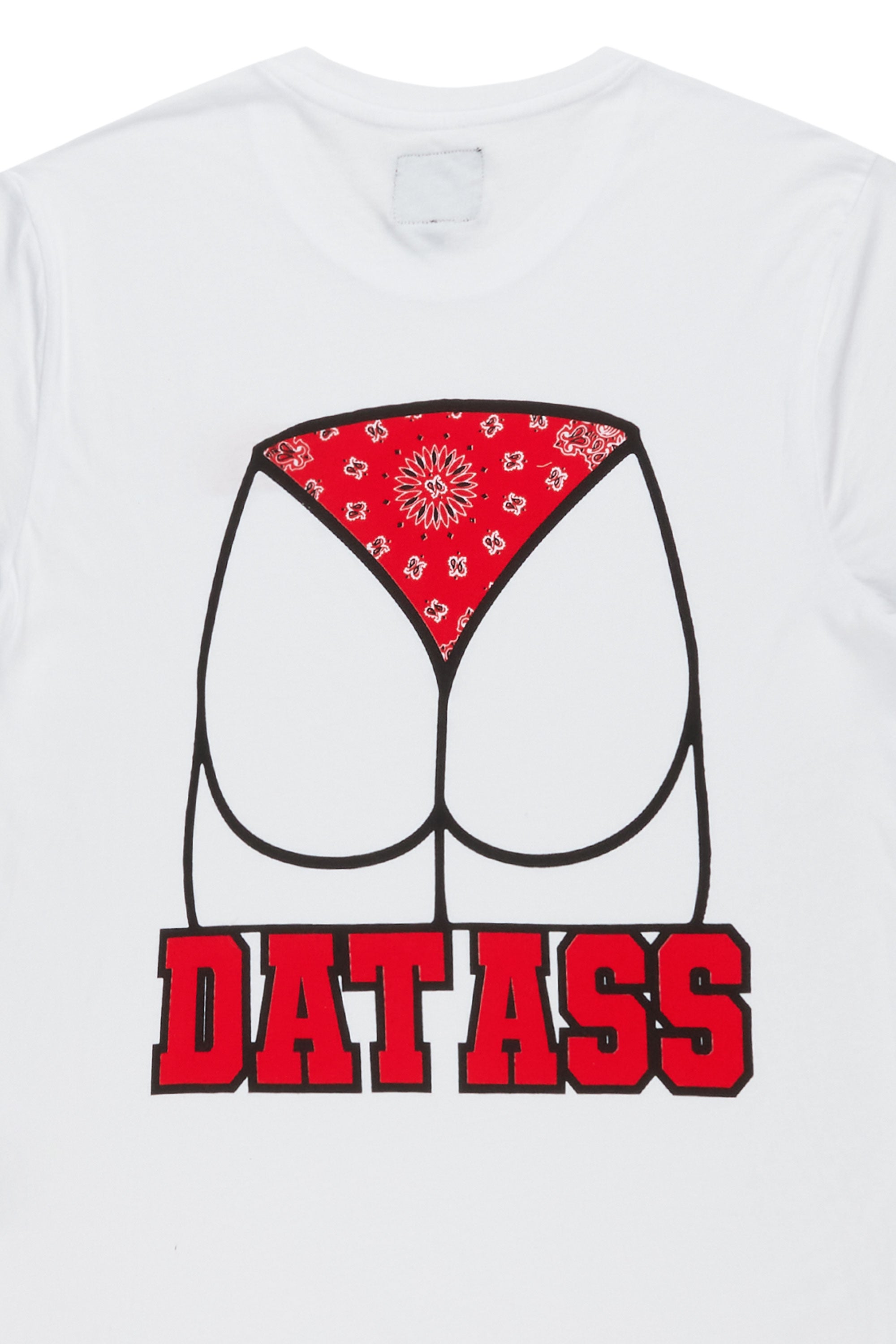 Jayliss White/Red Graphic T-Shirt