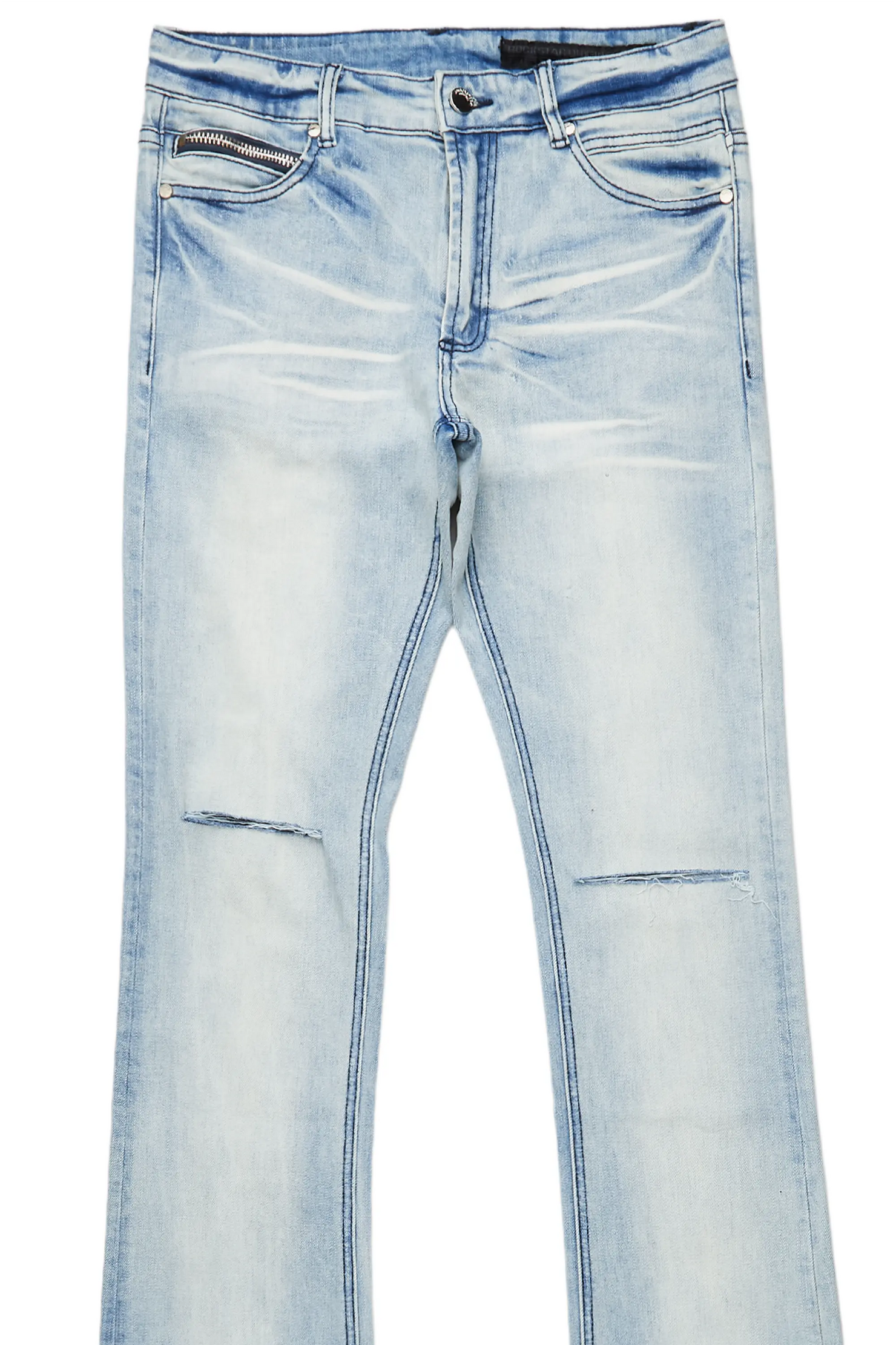 Josiah Blue Super Stacked Flare Jean