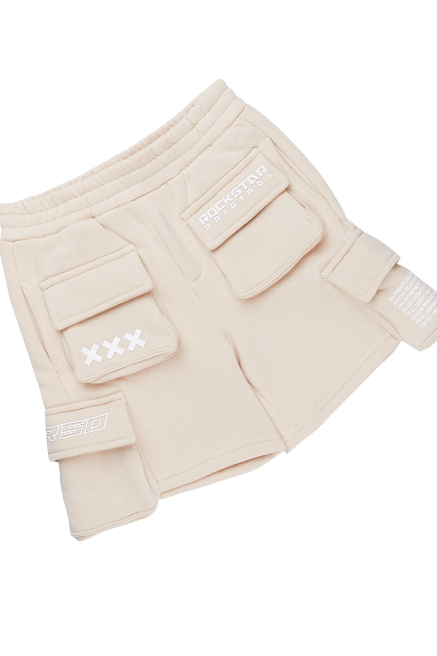 Kids Jash Short Set-Beige