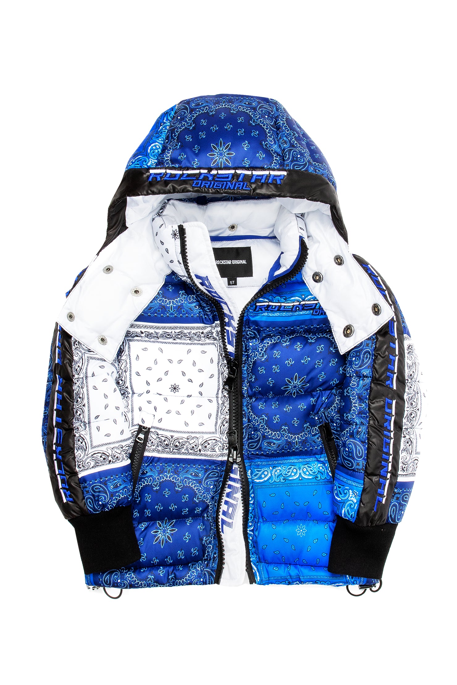 Girls Kyra Blue Puffer Jacket