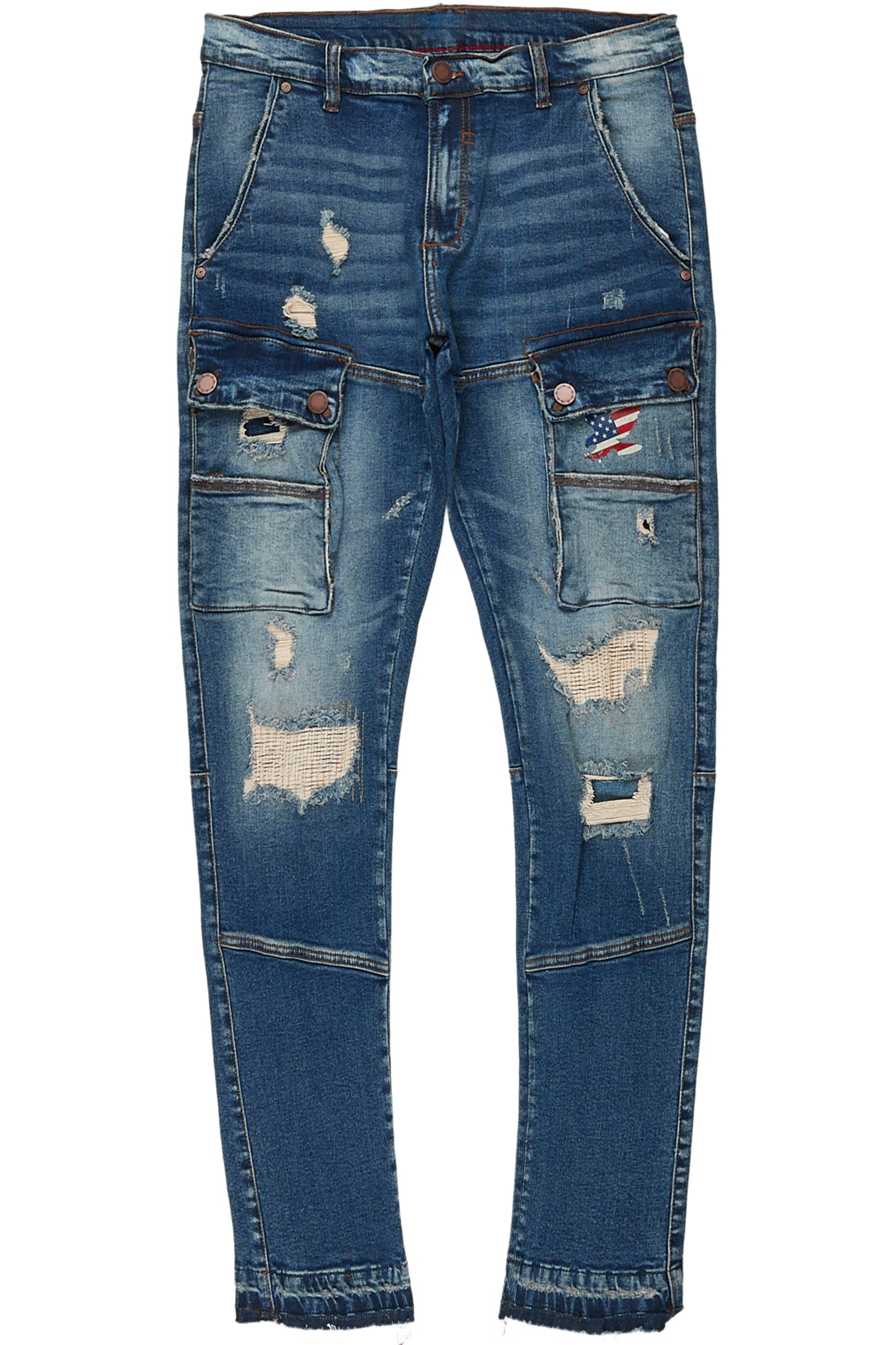 Kaipo Dark Blue Pocket Jean