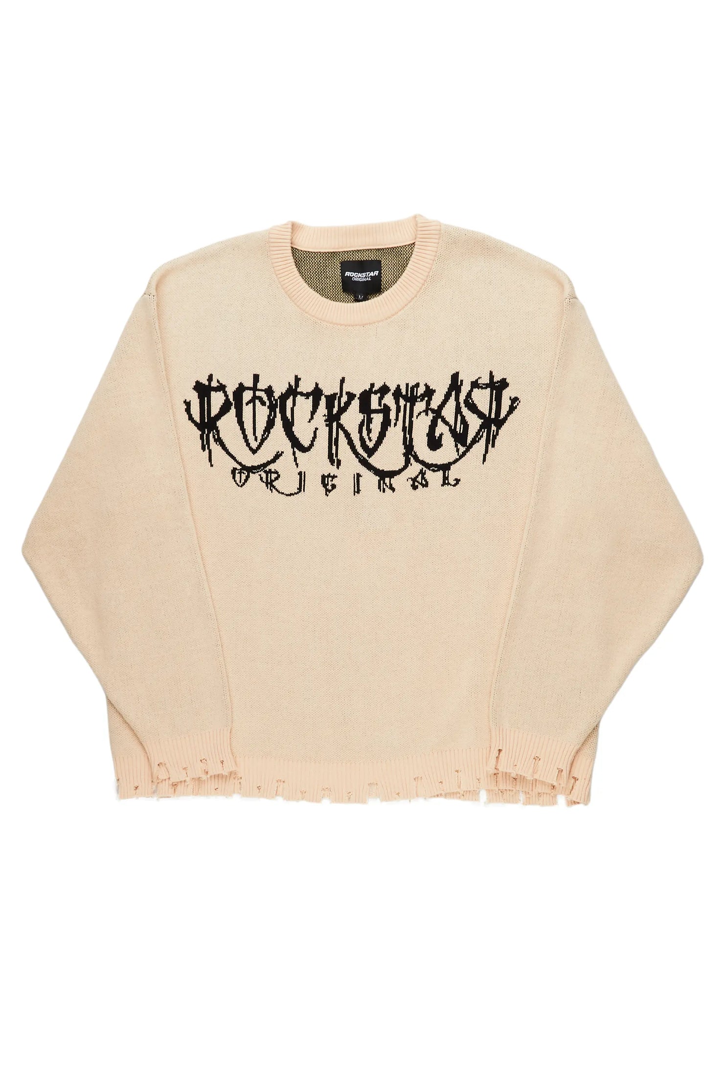 Kaleb Beige Knit Sweater