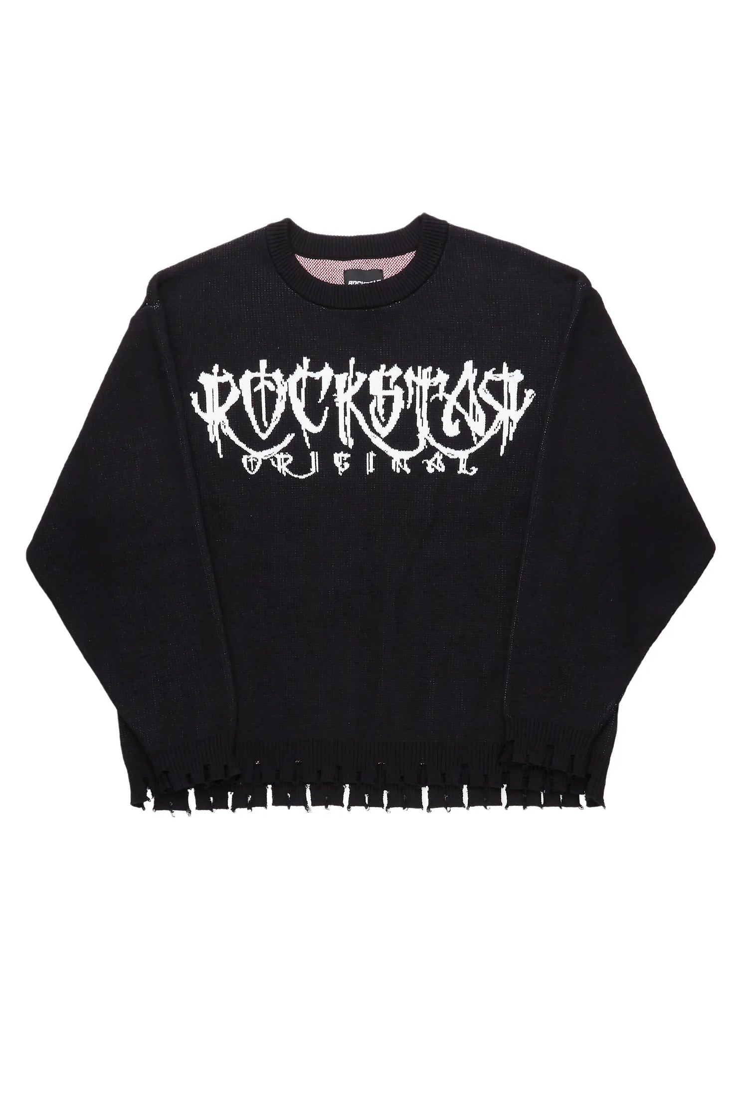 Kaleb Black Knit Sweater